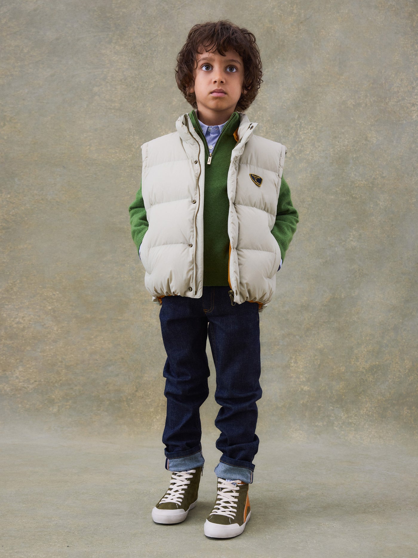 Gilet imbottito da ragazzo inverno 2024