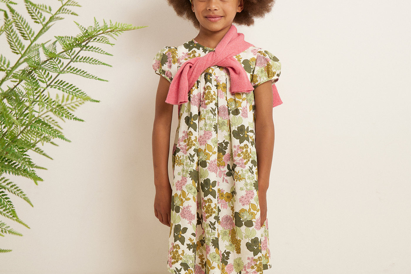 SUMMER 2023 GIRL'S PINK CARDIGAN