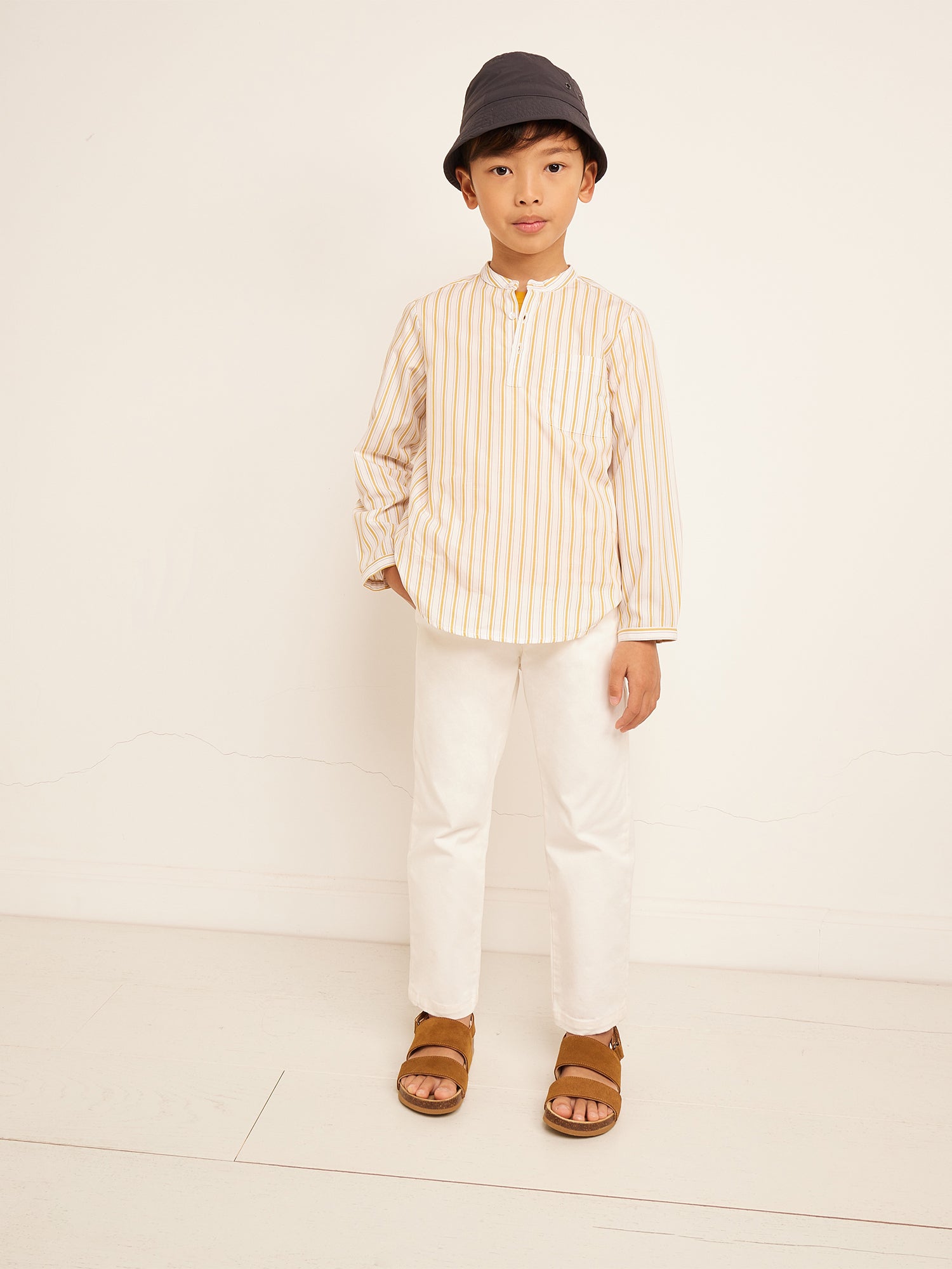 Bonpoint Boys Striped popular Shirt