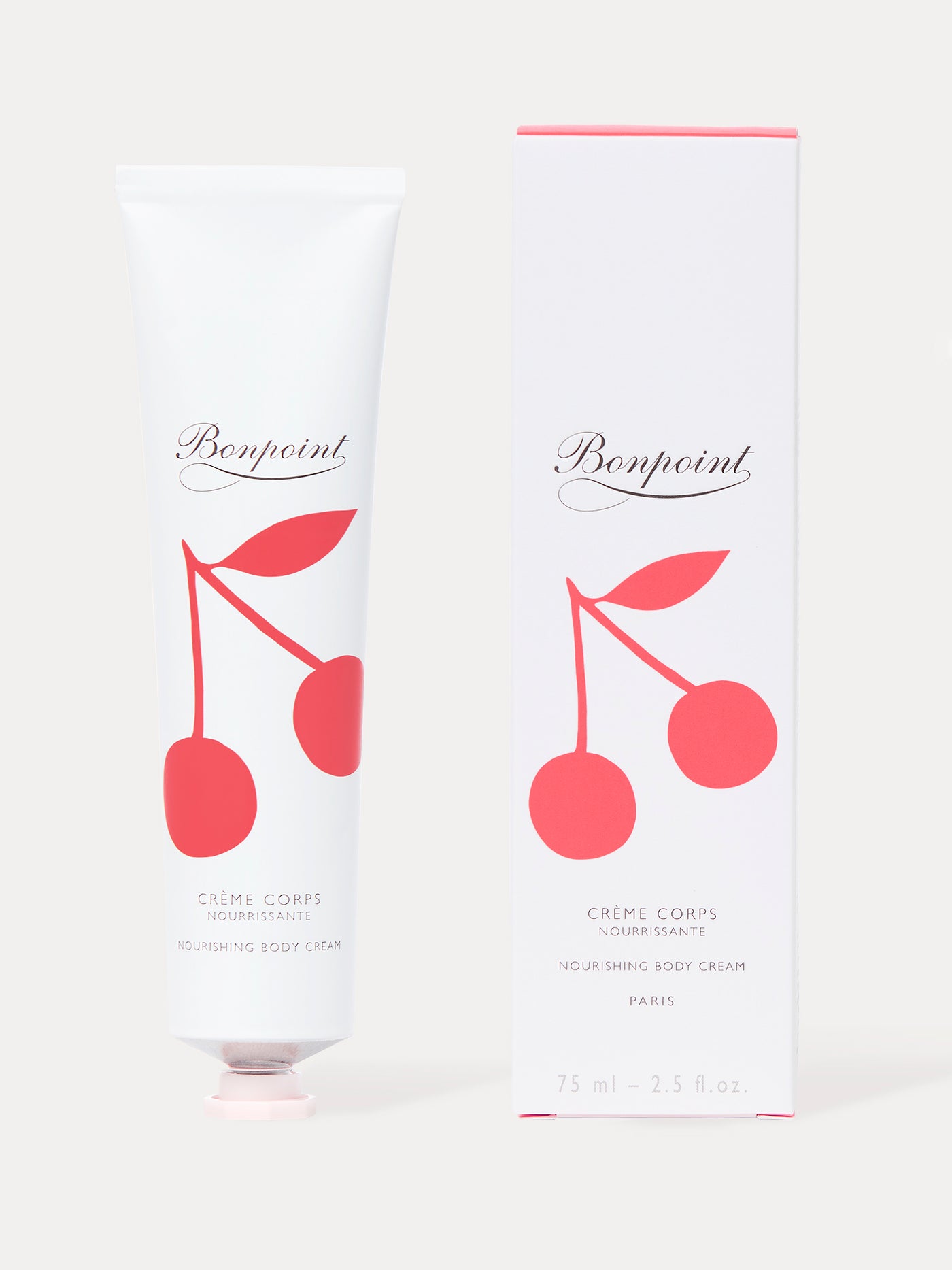 Nourishing body cream tube neon pink 75 ml