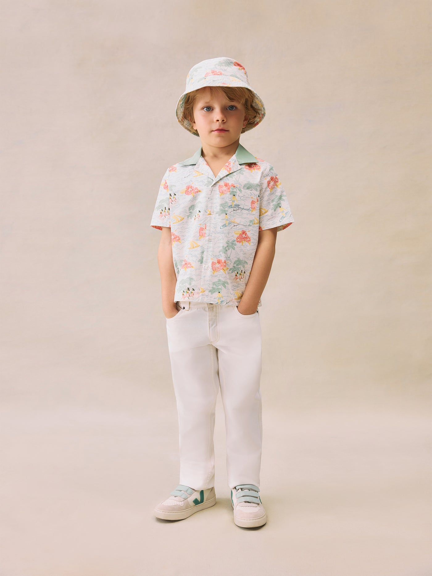 Camicia in popeline stampata Steve