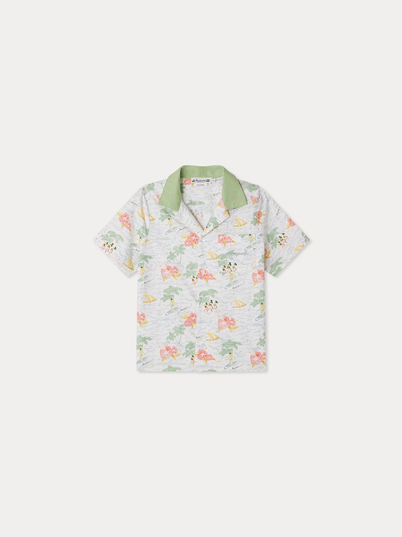 Camicia in popeline stampata Steve