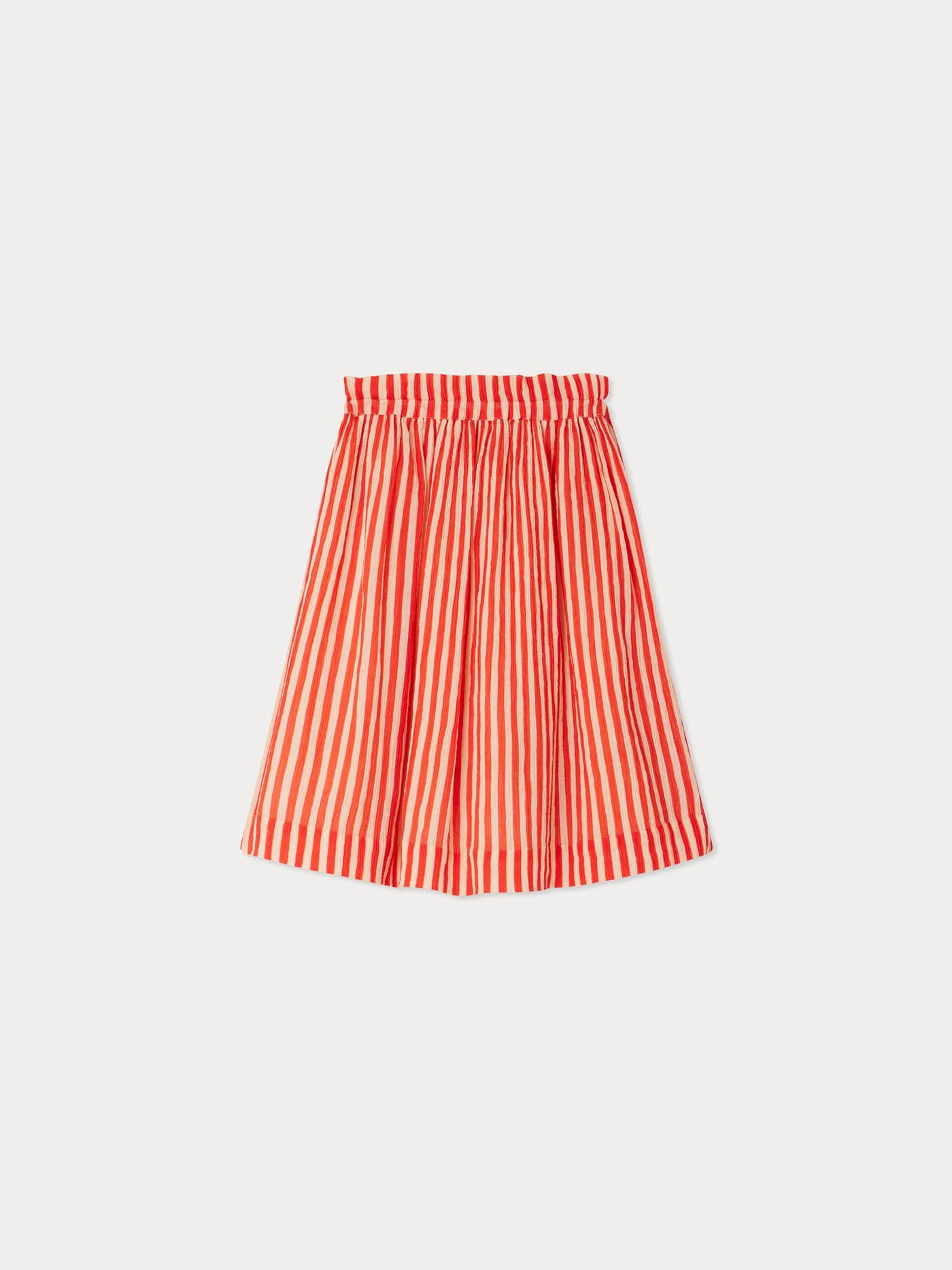 Elyna striped crepe skirt