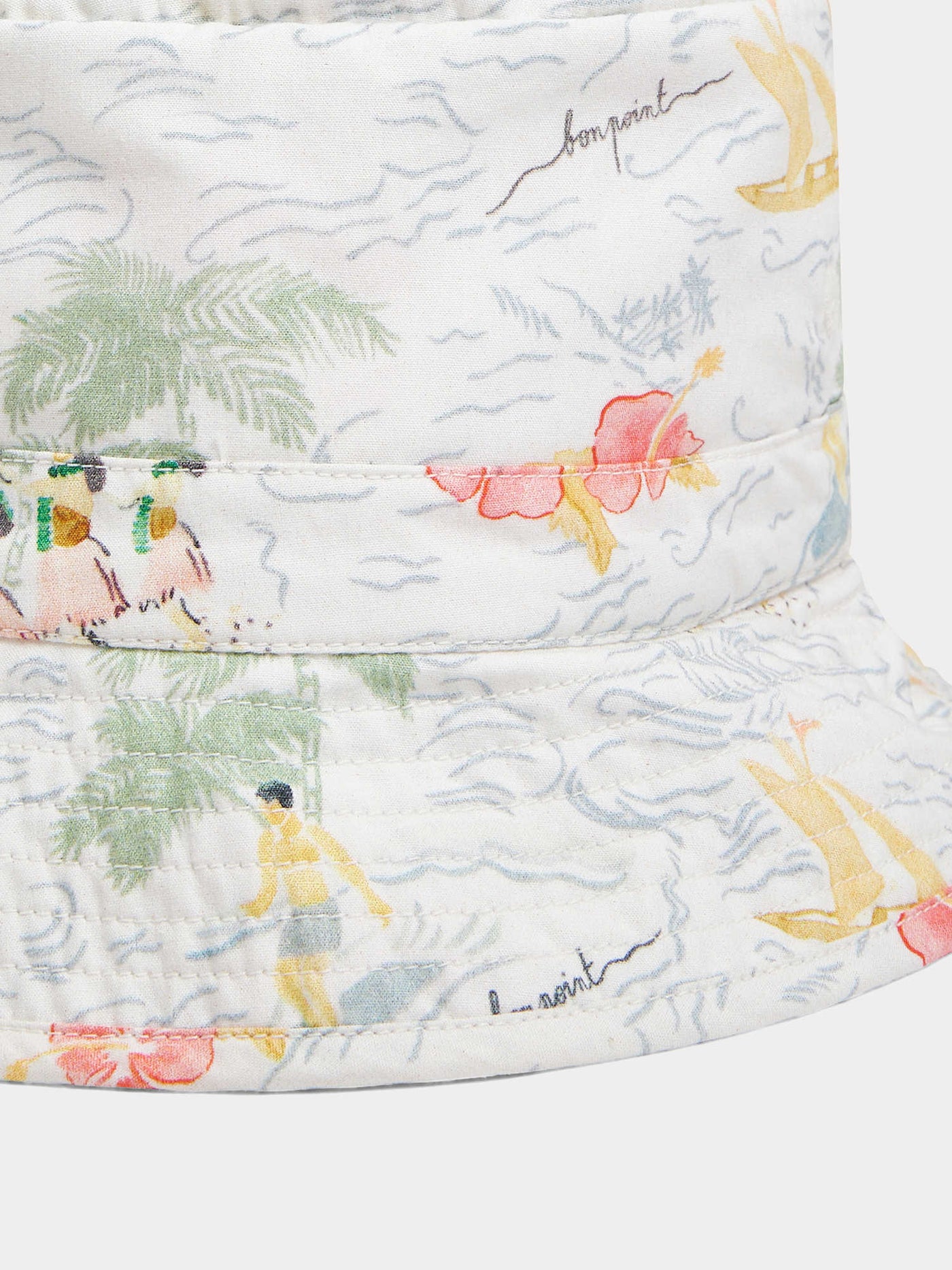 Piob printed poplin hat