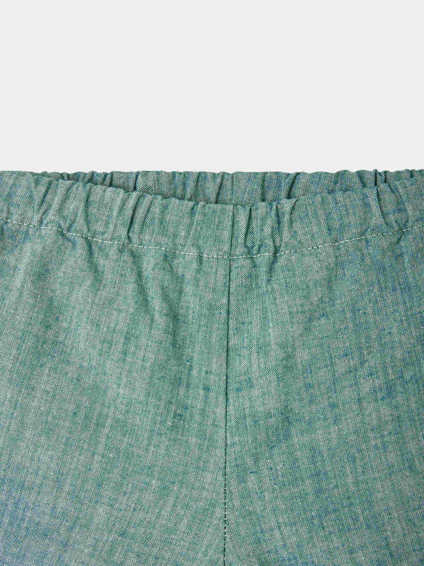 Pantaloncini in chambray elastico Ecady