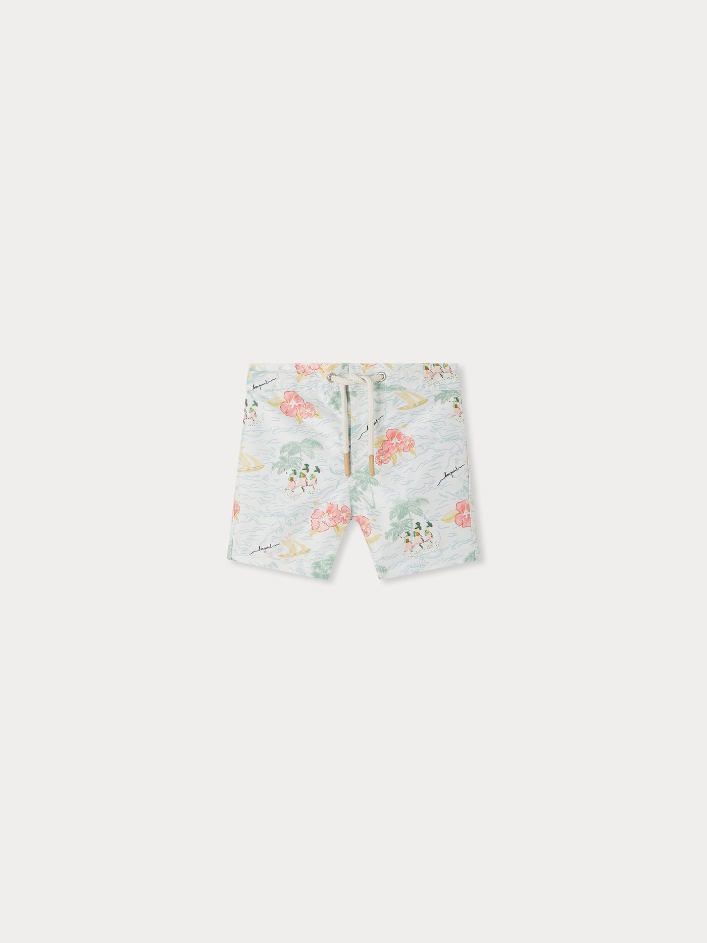 Niagara drawstring printed swim shorts