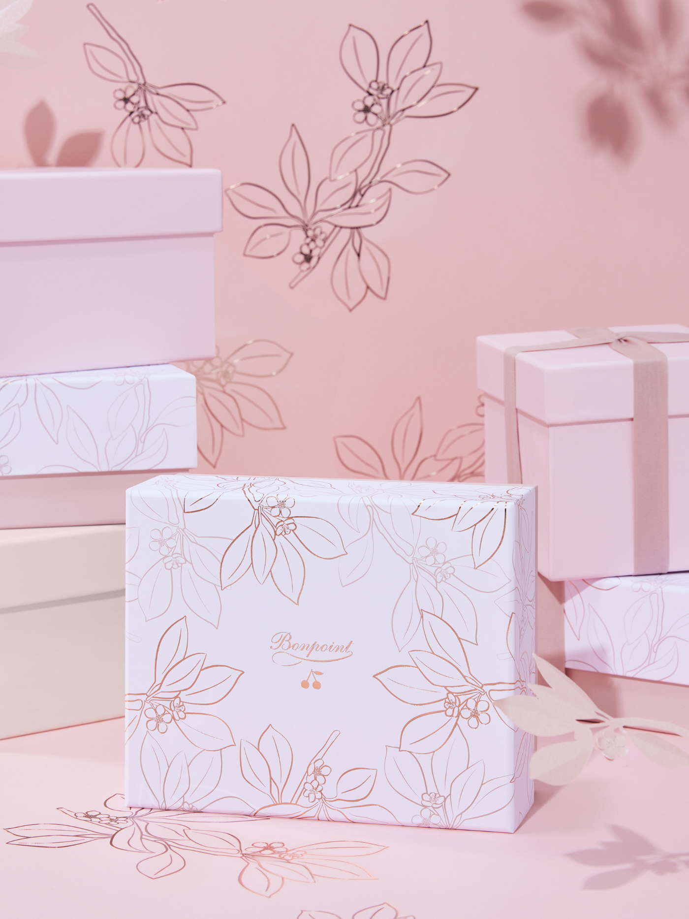 Cherry blossom skincare Mom and kids duo set