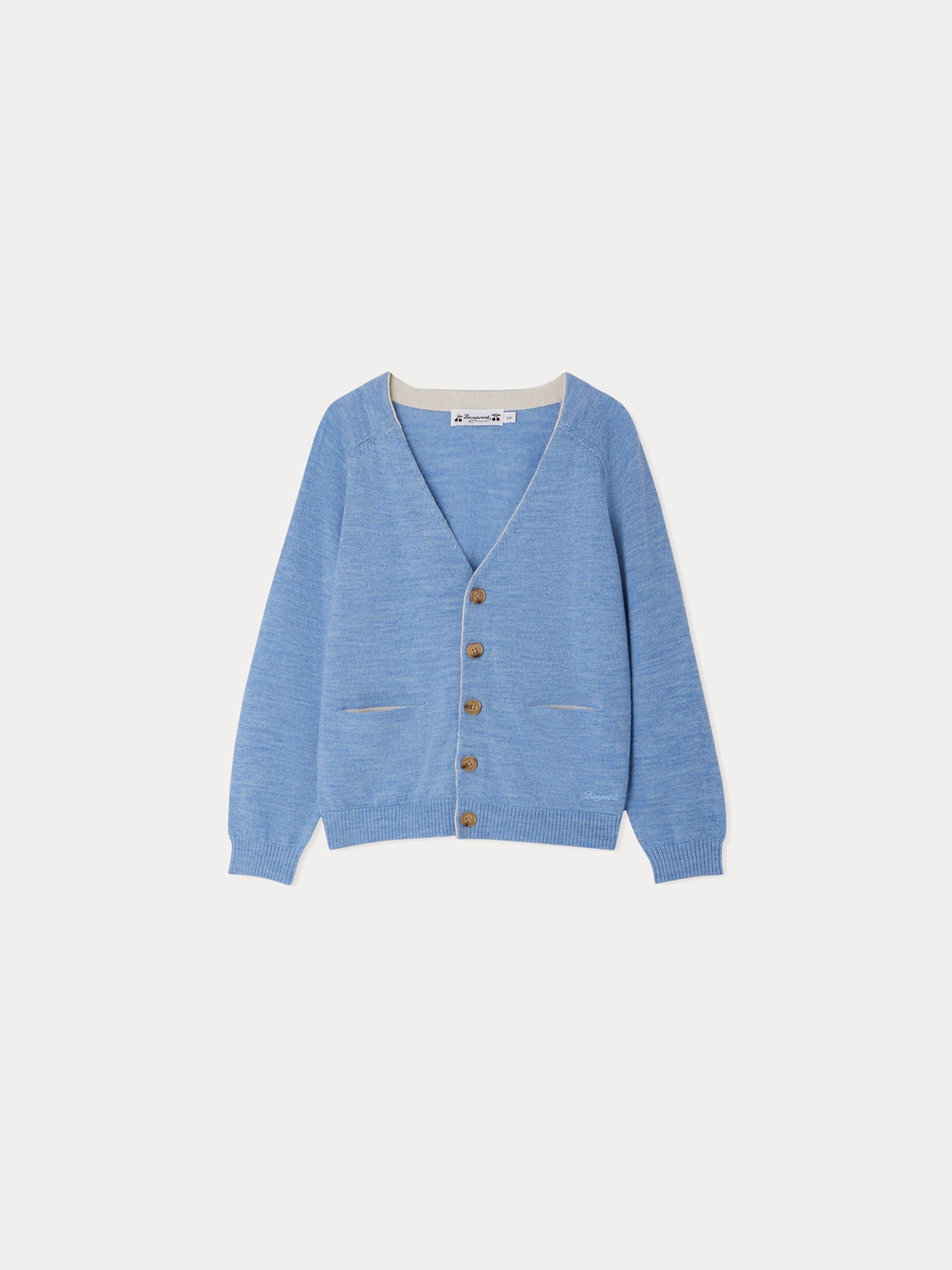 Geremy cardigan in blue wool