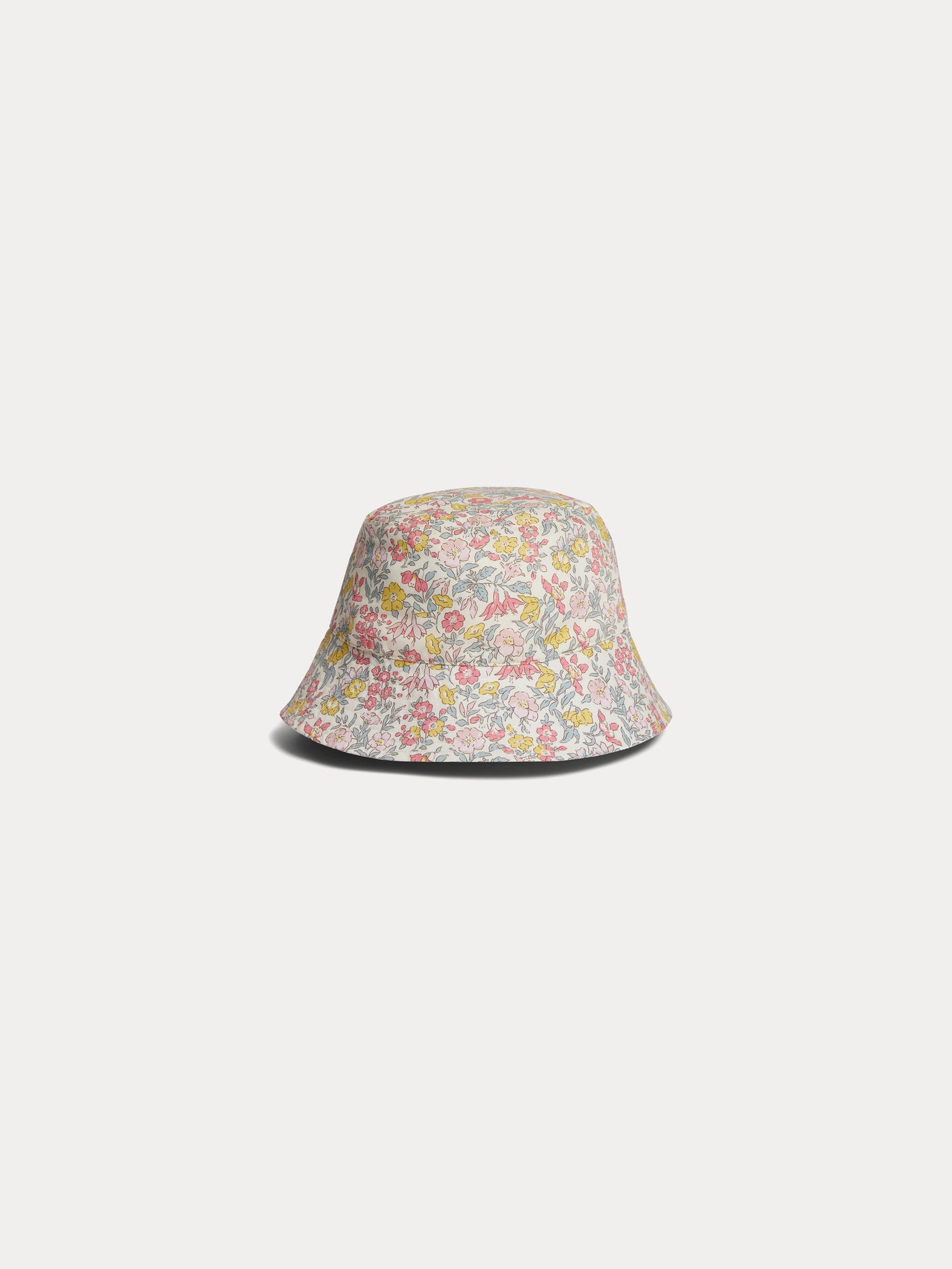 Cappello alla pescatora Theana rosa con stampa floreale 