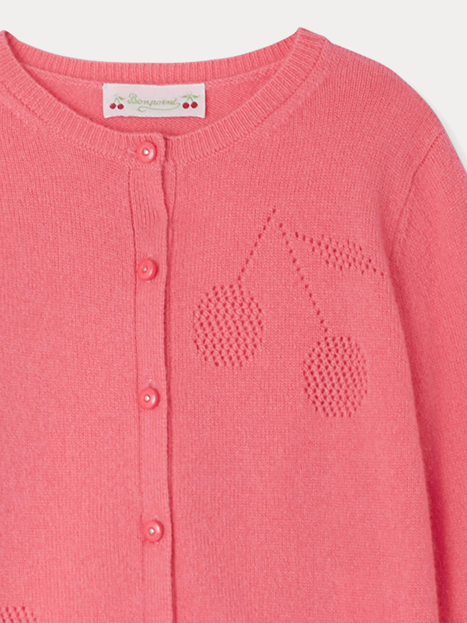 Outlets NWT Bonpoint pink girls cardigan size 8