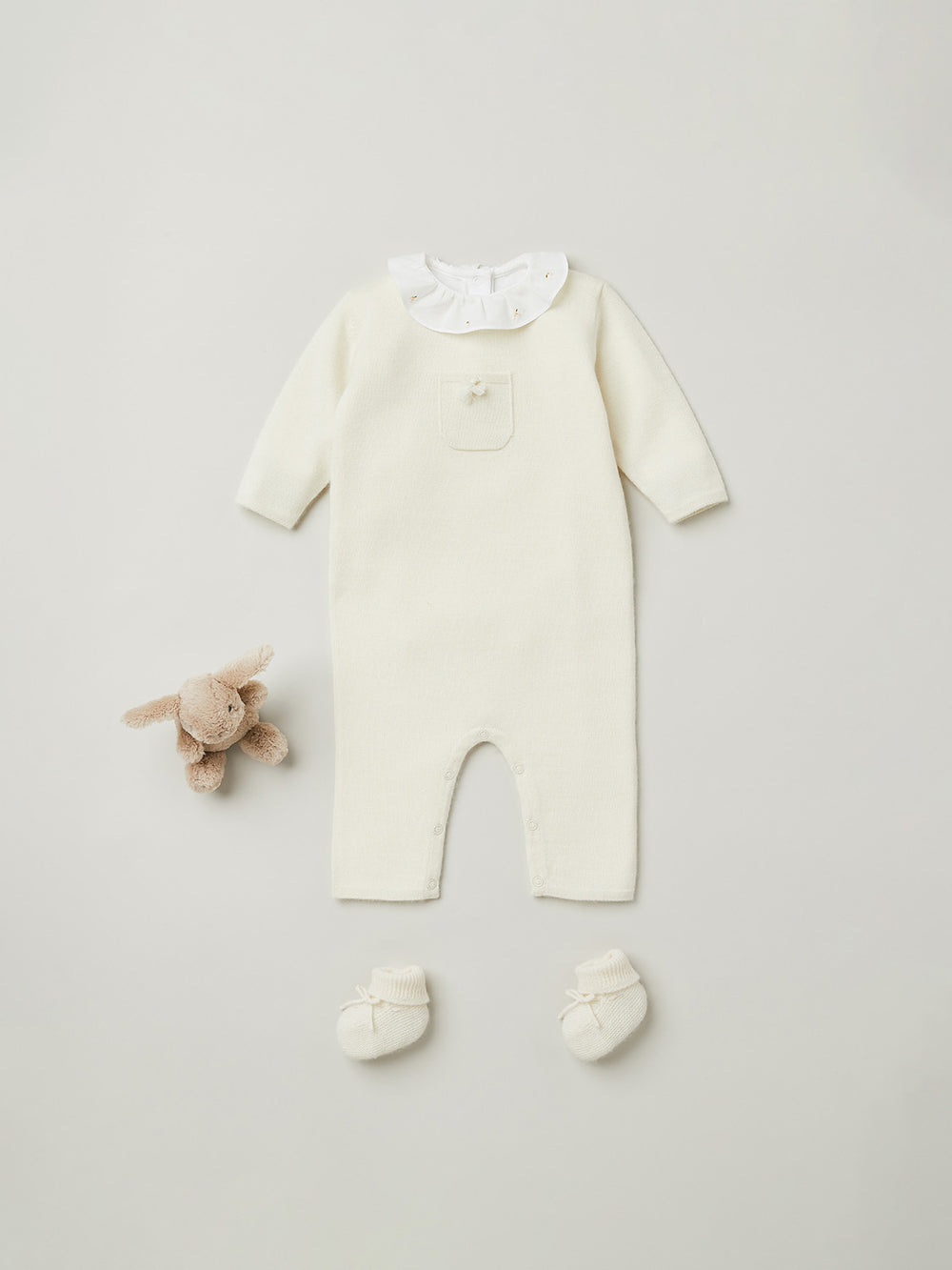 Tutina neonato bianco latte