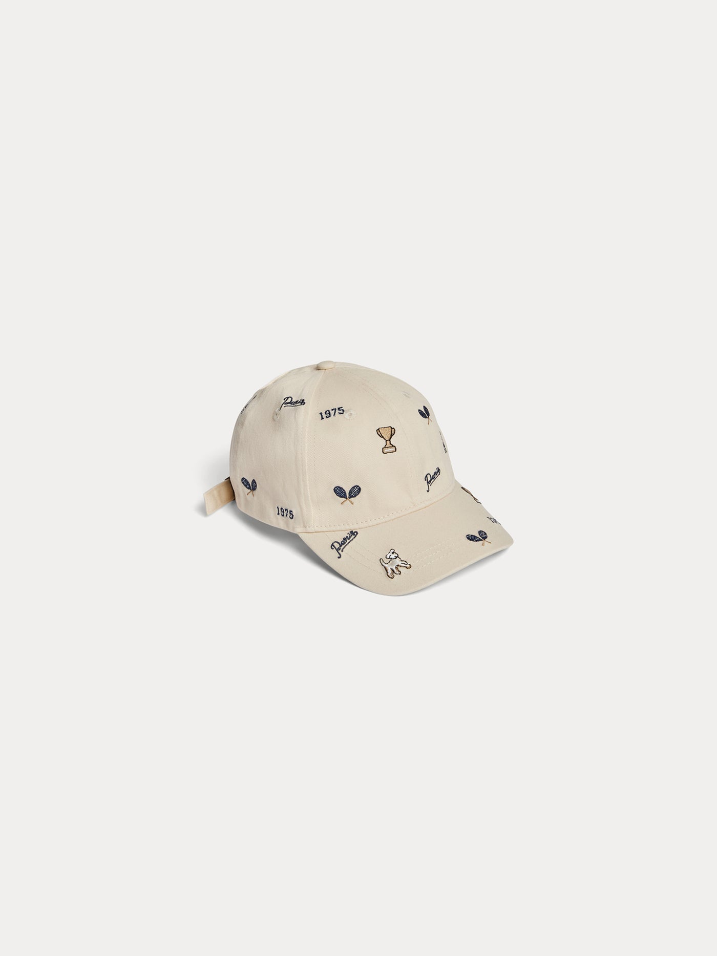 Arnold embroidered white cap