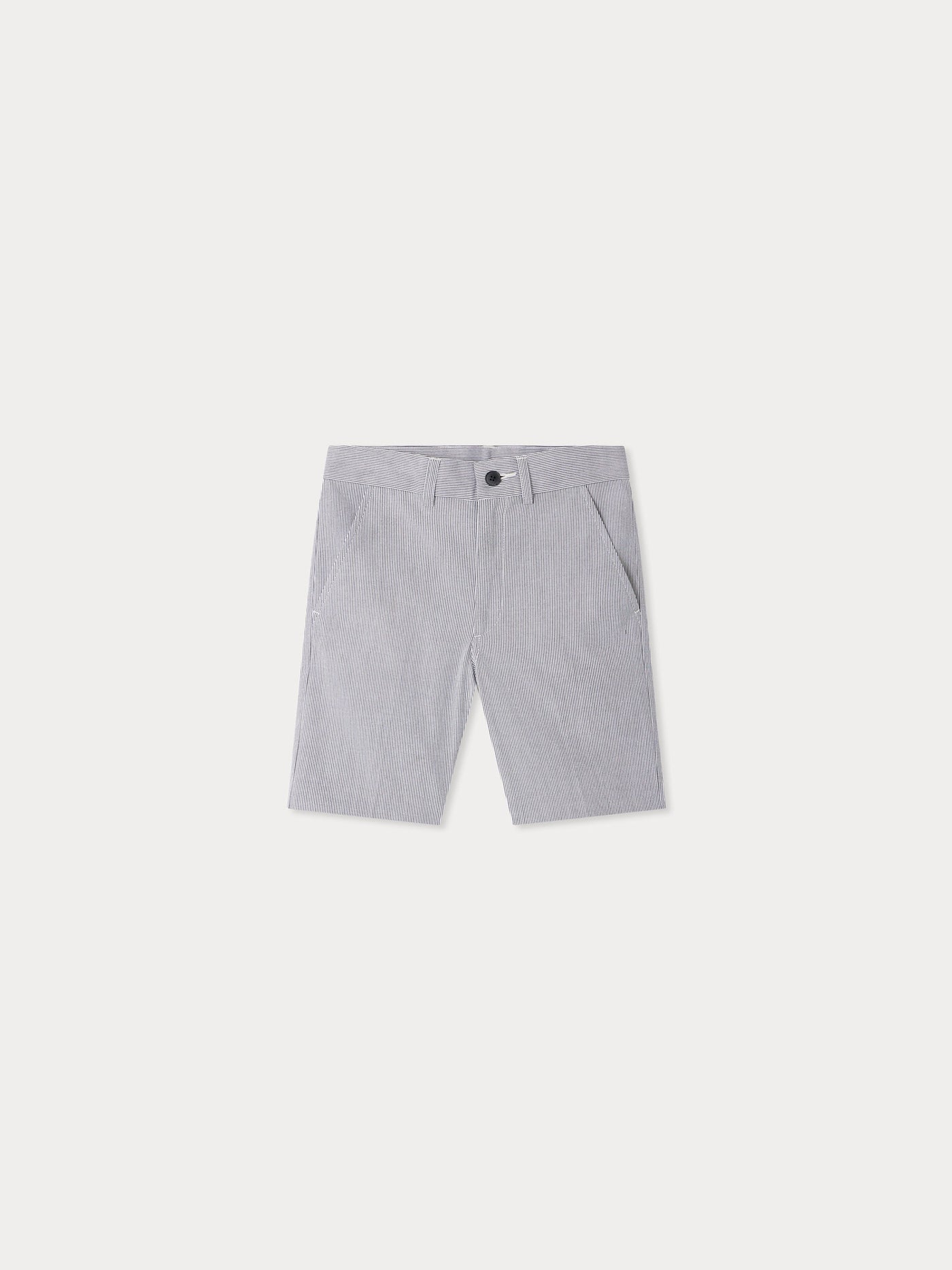 Shorts ricamati Calvin con sottili righe