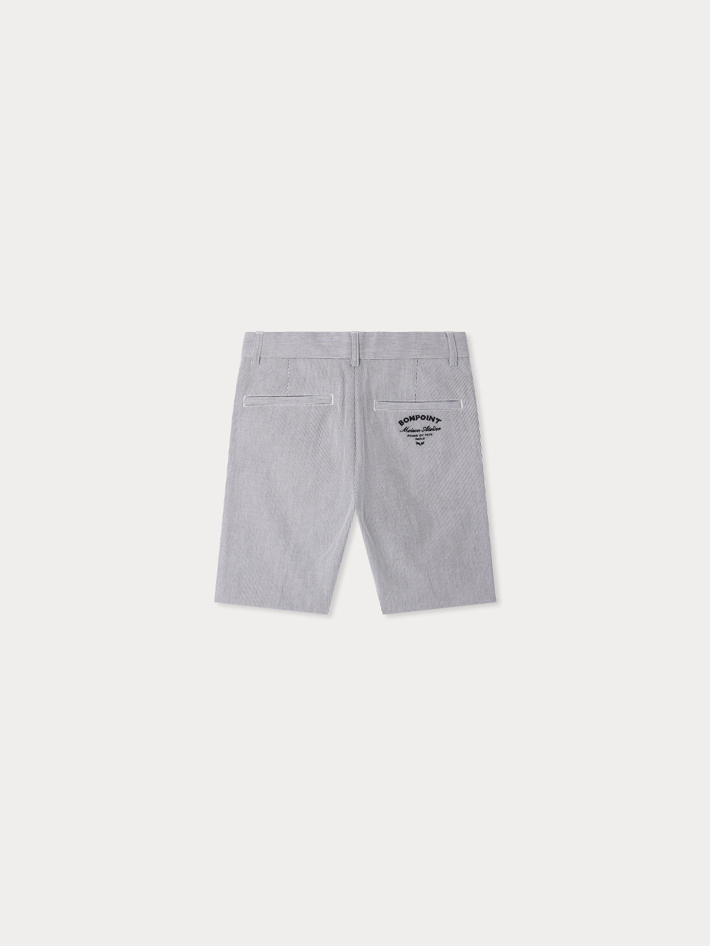 Shorts ricamati Calvin con sottili righe