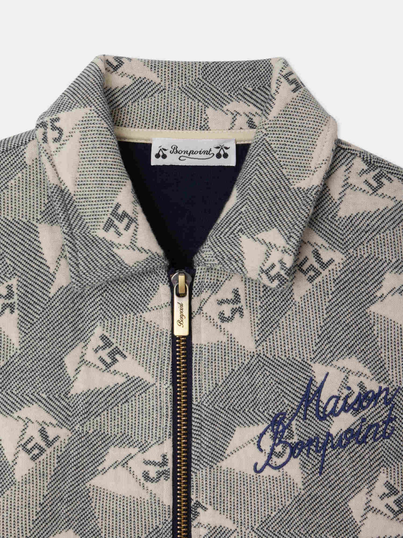 Emeric jacket in jacquard fleece