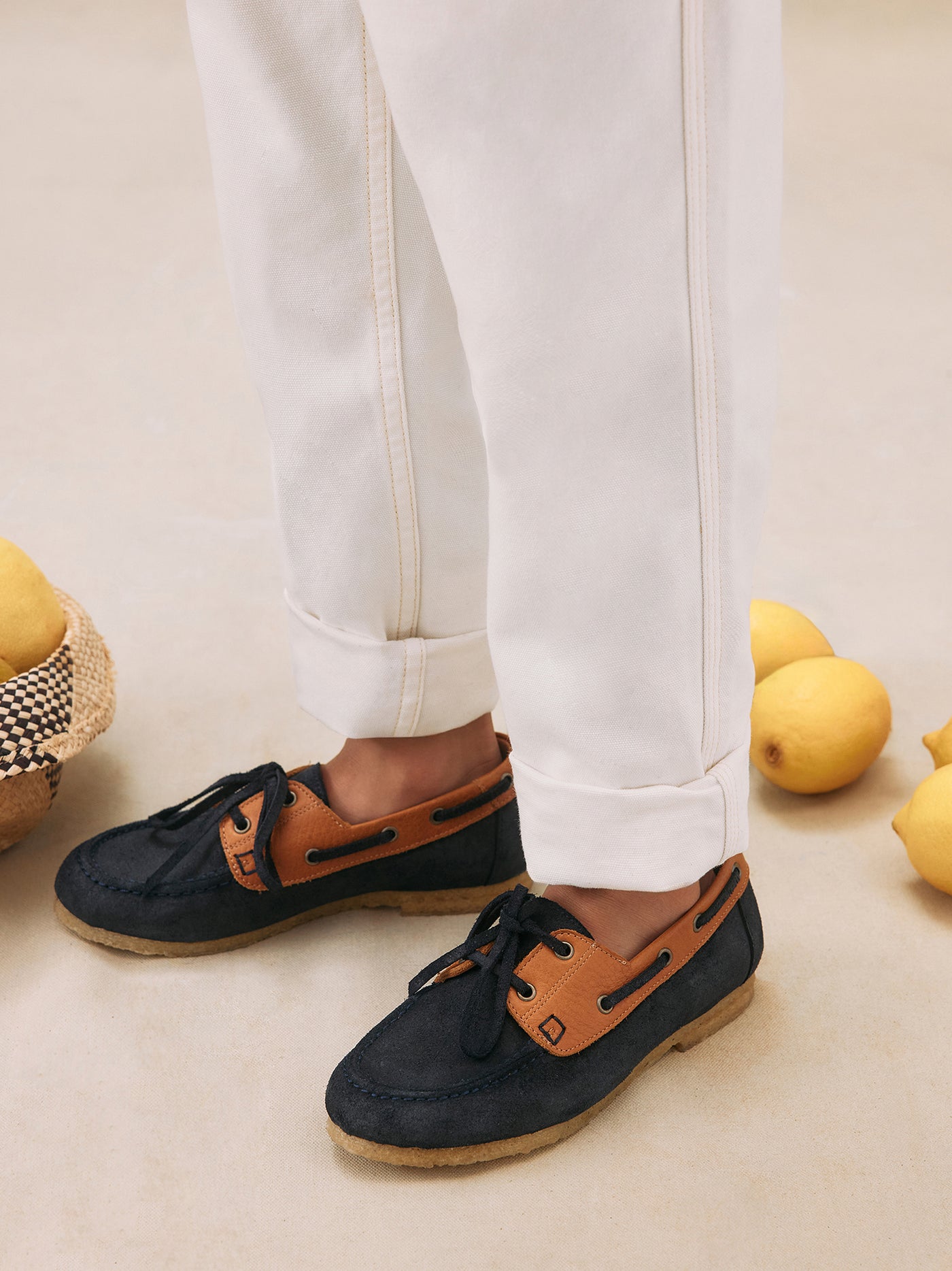 Elvis bicolored loafers