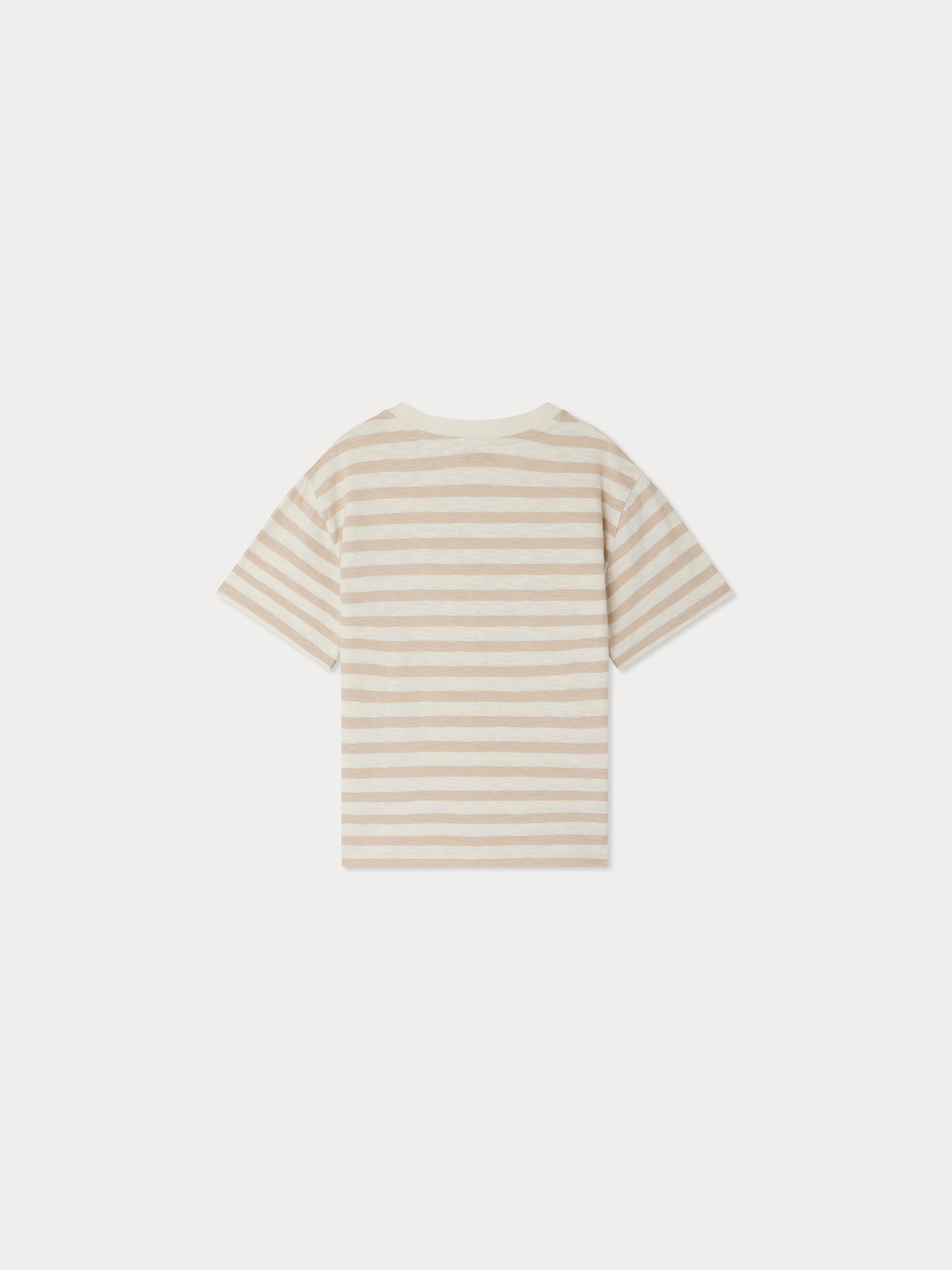 Eidan t-shirt with dog embroidery in organic cotton