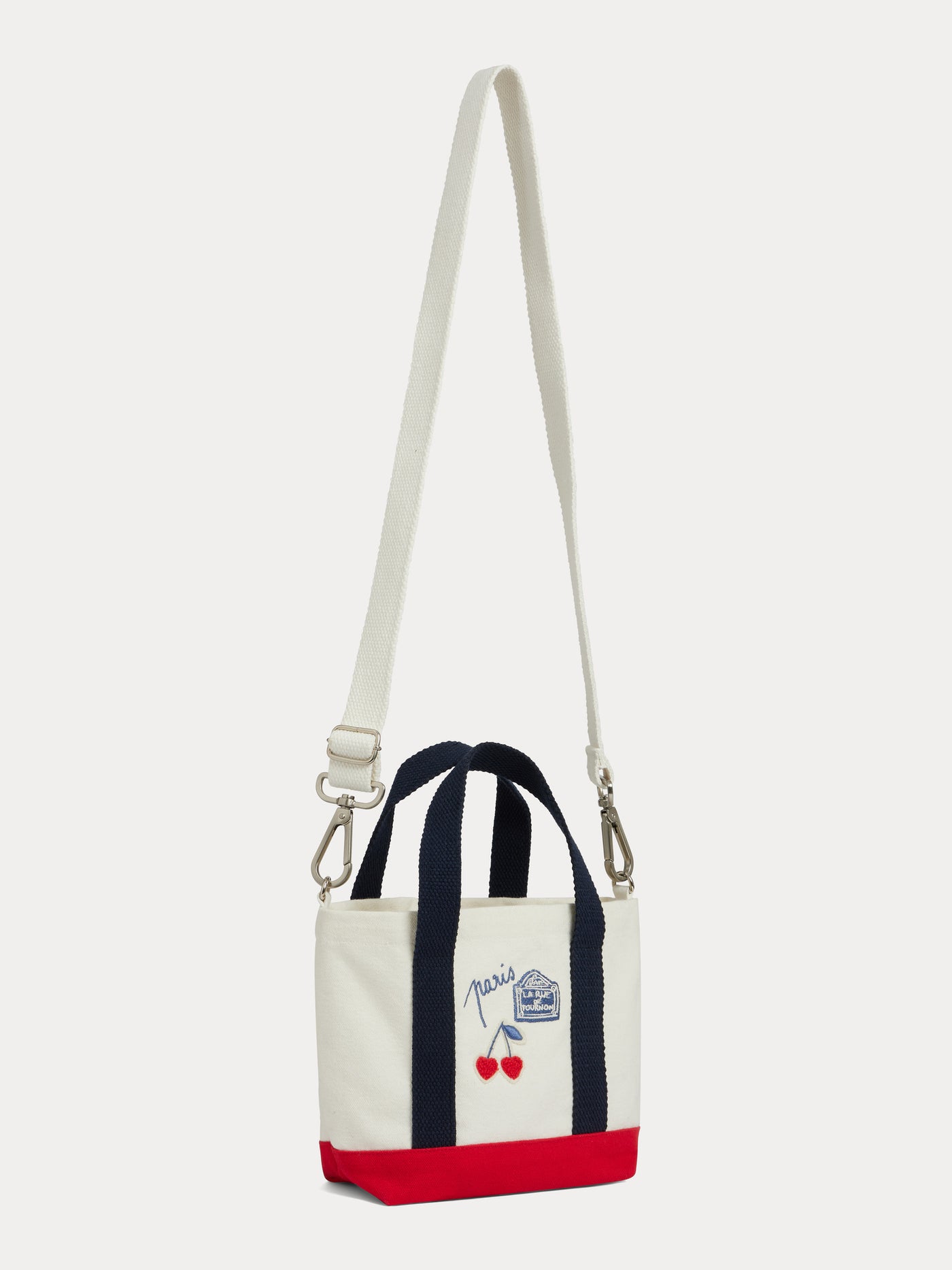 Cabas bag with adjustable shoulder strap