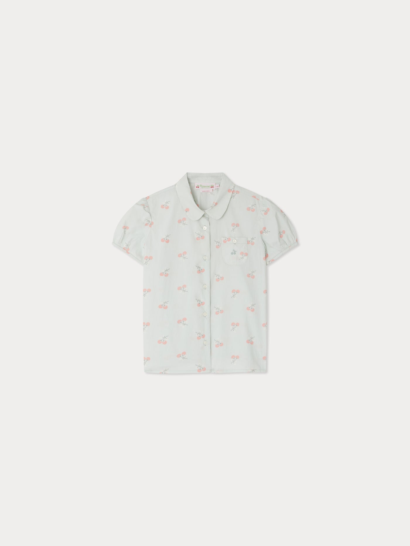 Ava blouse in printed poplin