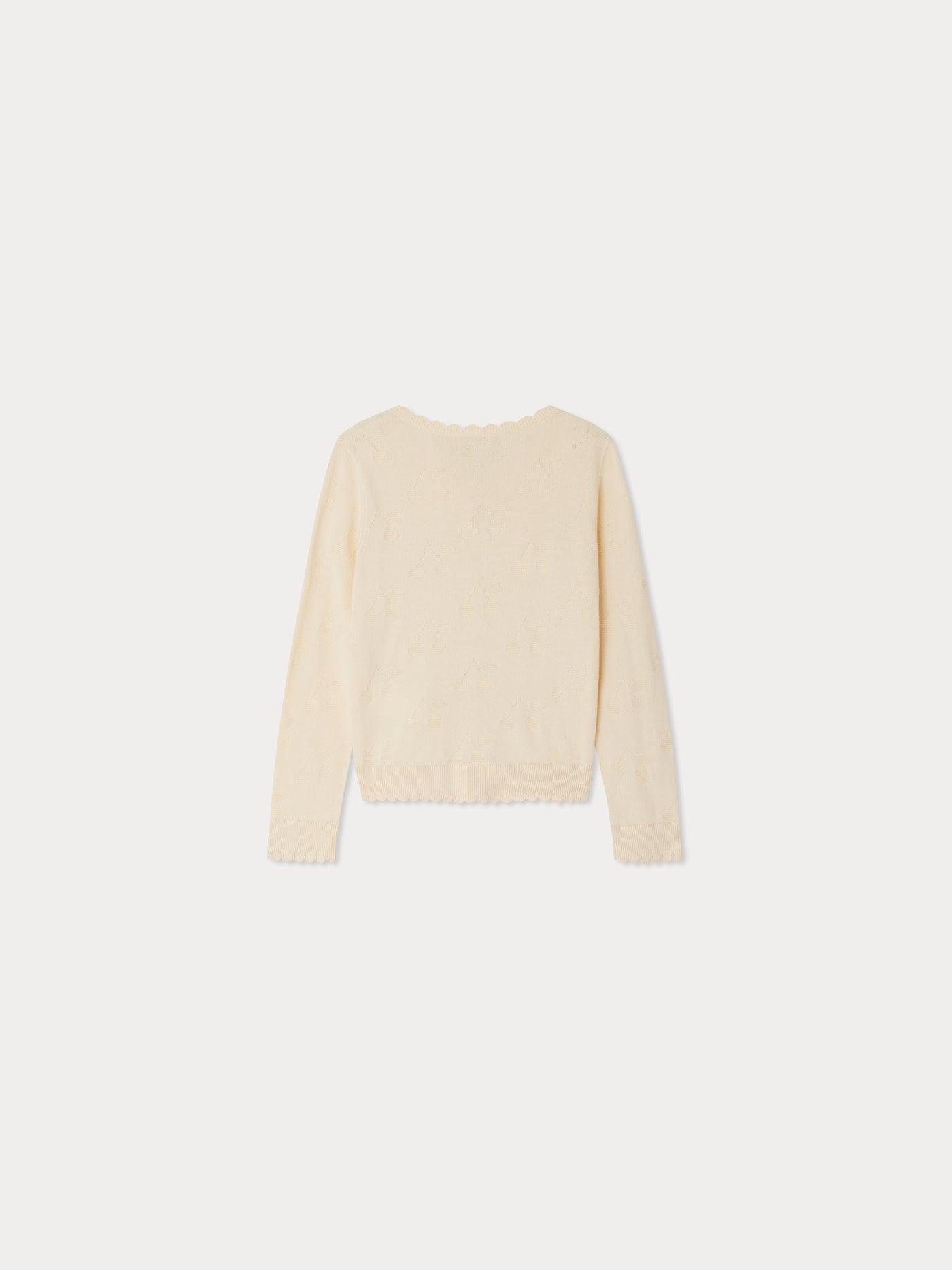 Cardigan Thindra con motivi di ciliegia
