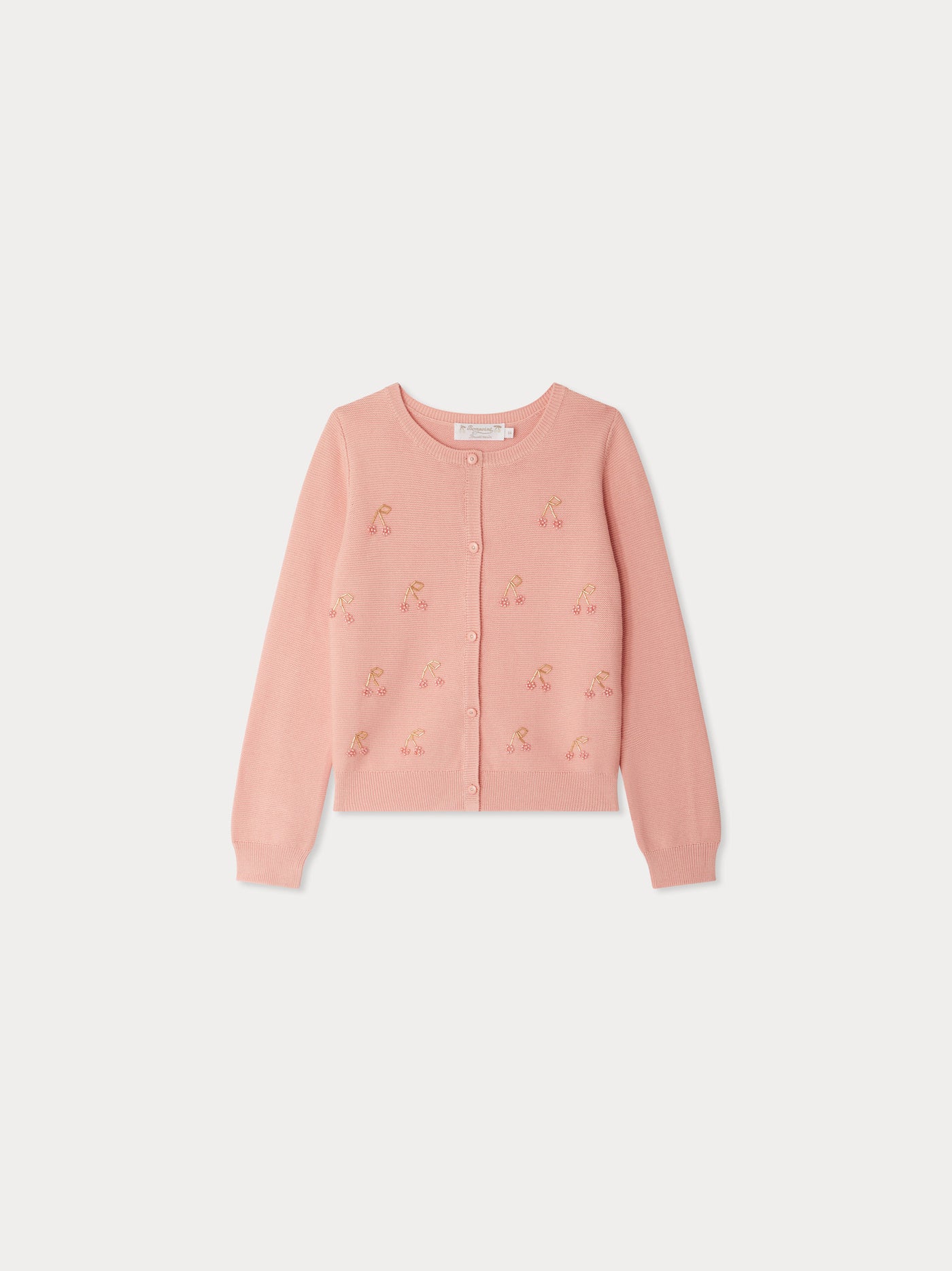 Cardigan Dounia con ricami di ciliegie perlate