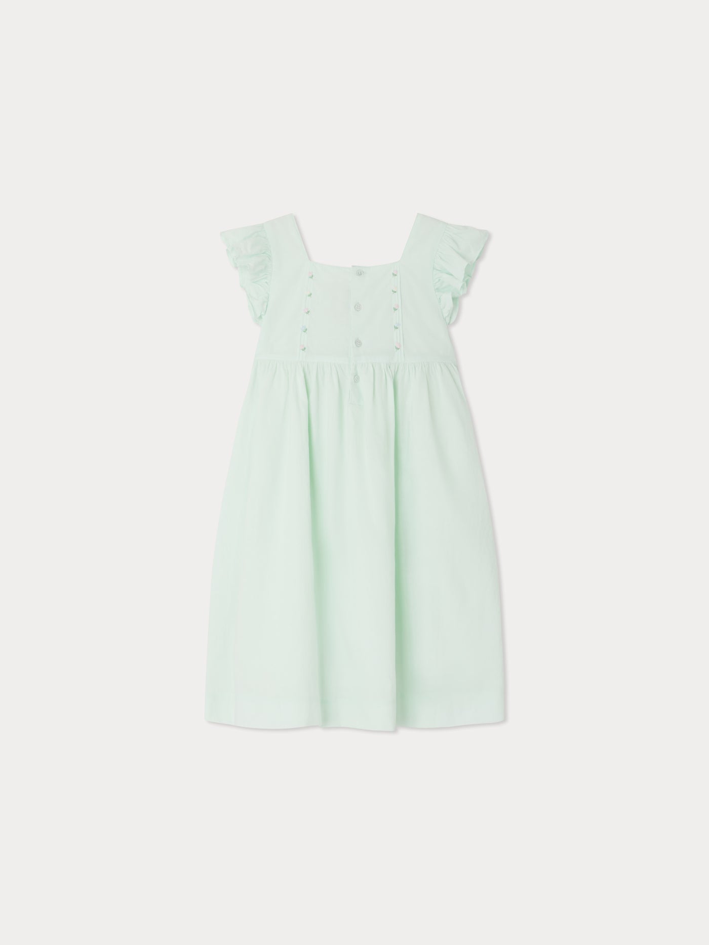 Fiona dress in embroidered cotton voile