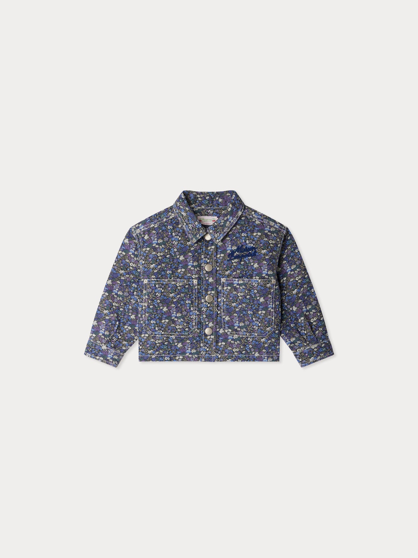 Giacca ricamata Eliza con stampa liberty