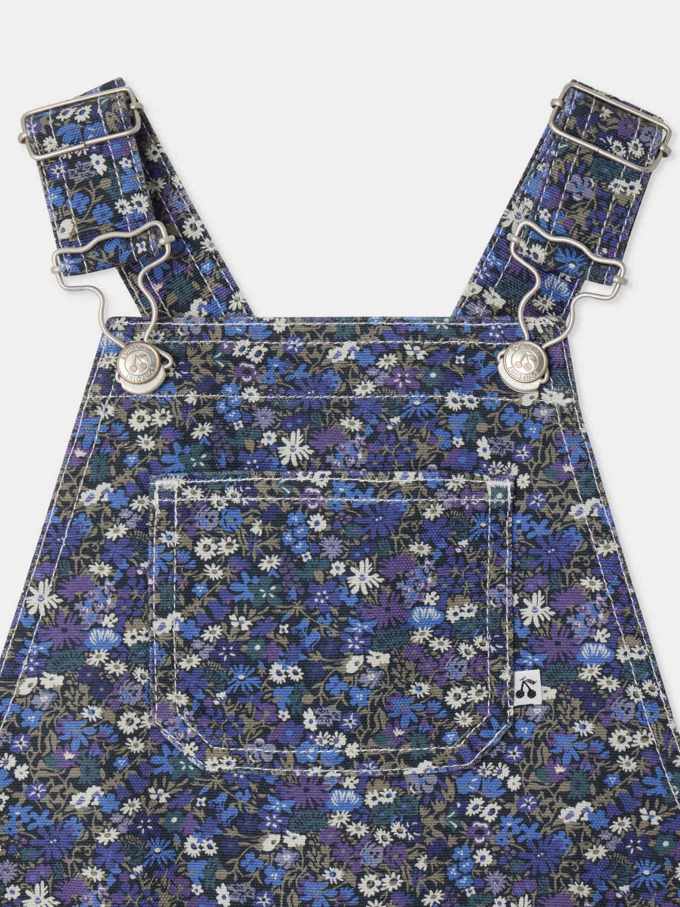 Saga short overalls with liberty print