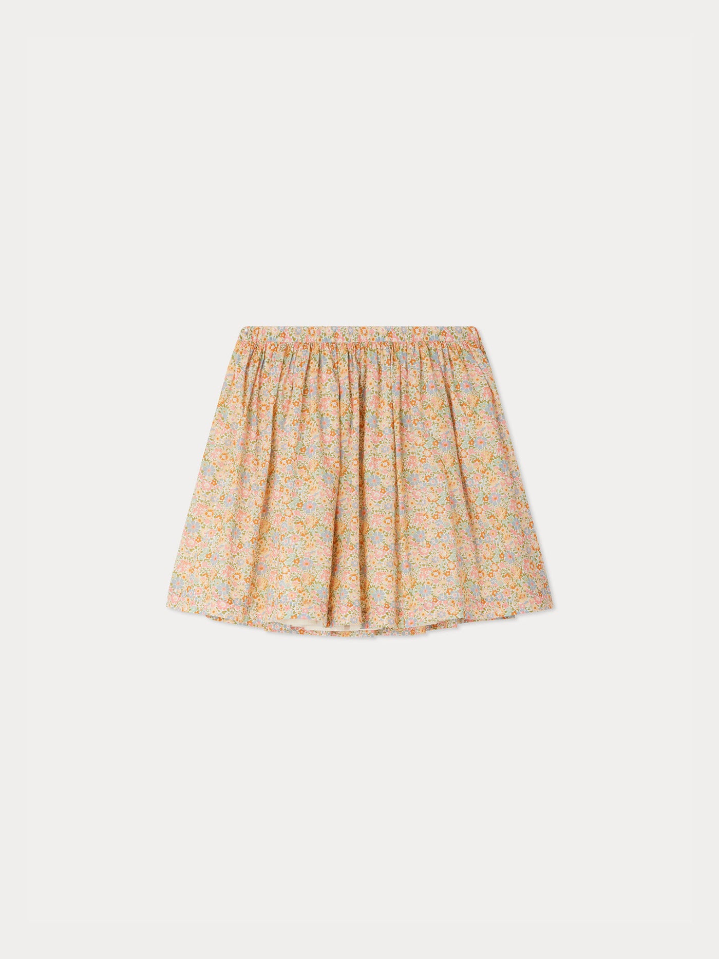 Gonna Suzon realizzata con tessuti Liberty multicolori