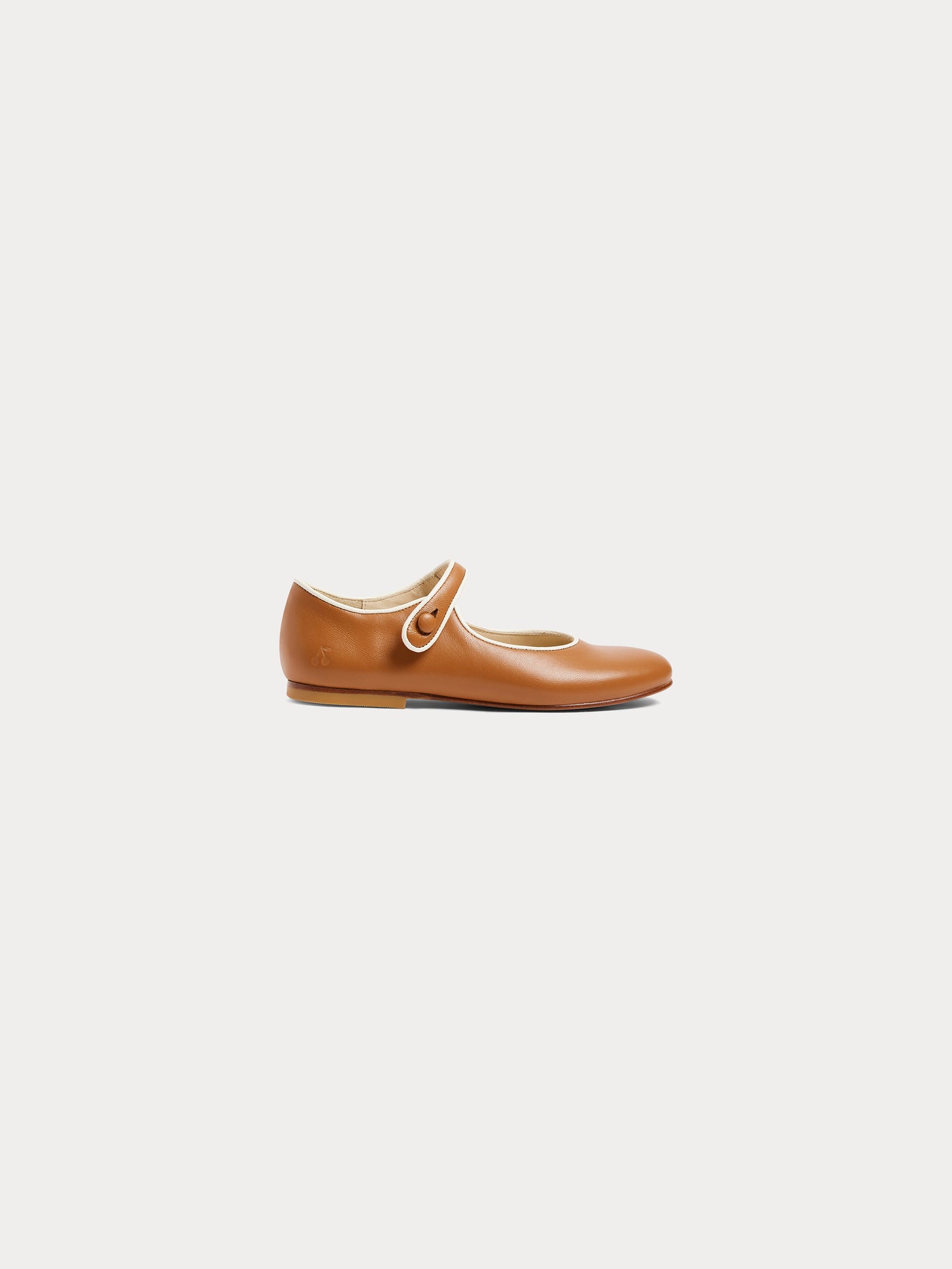 Ella mary janes in caramel leather