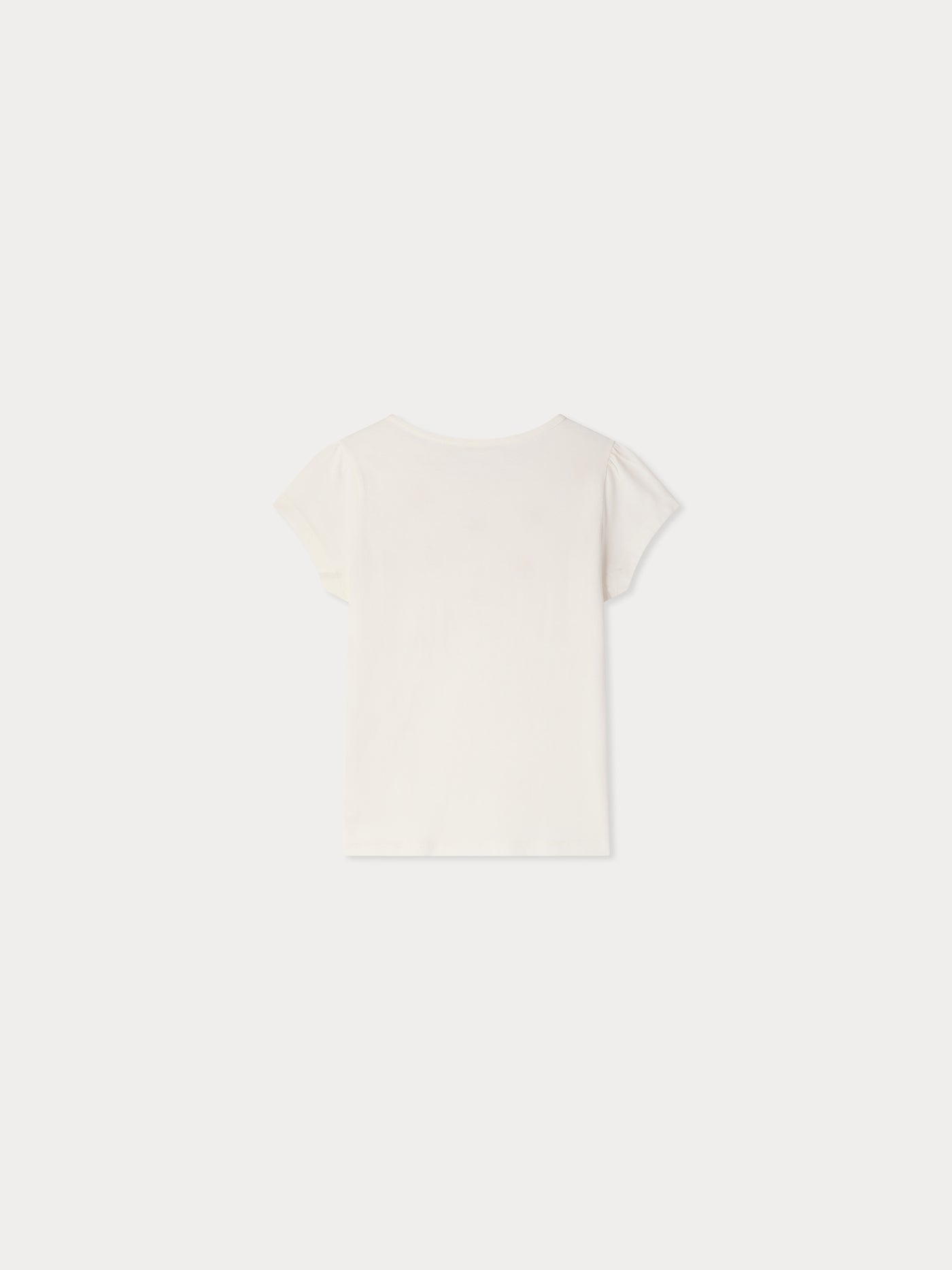T-shirt Capricia con ricami floreali in perle