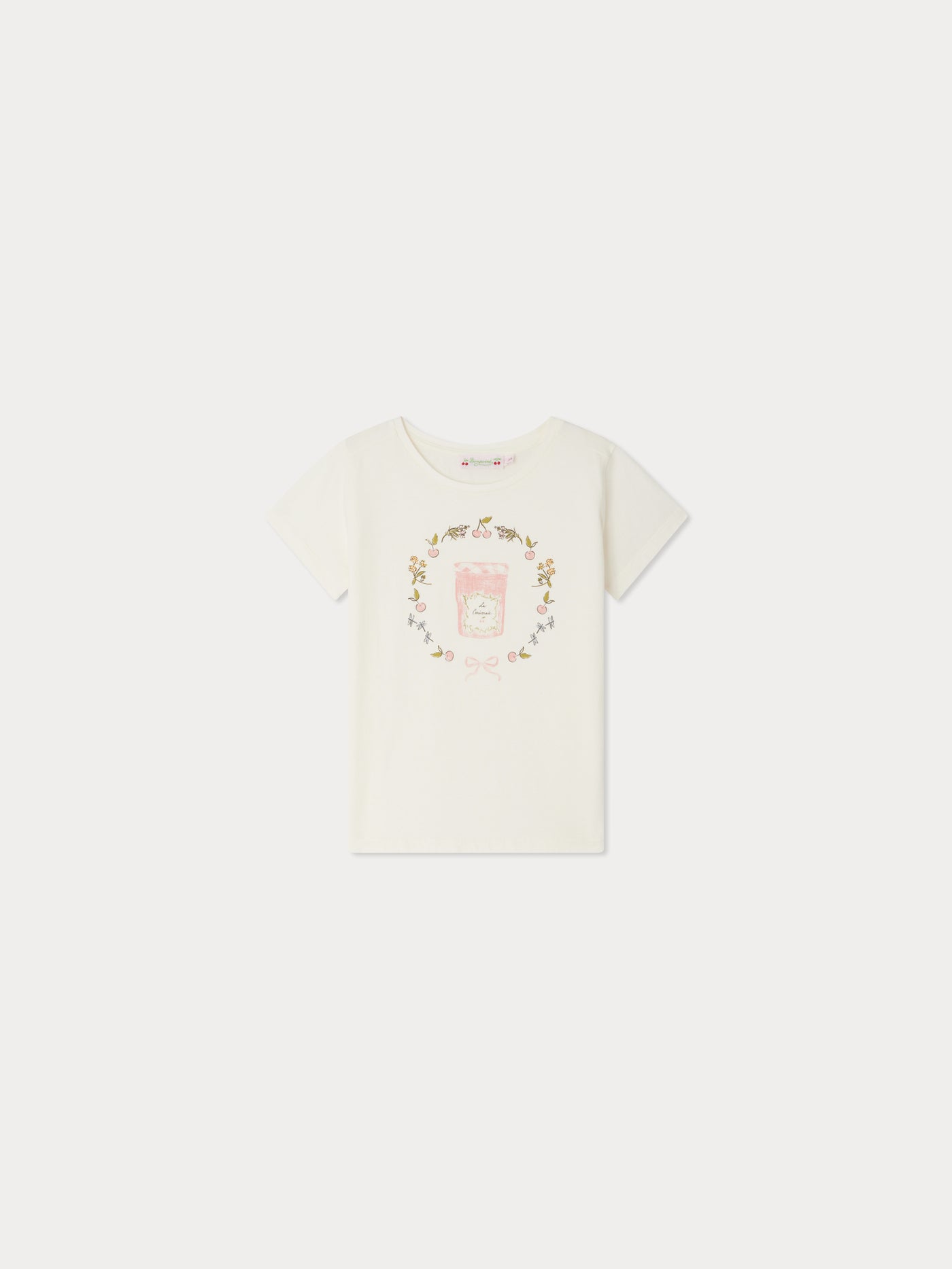 Alcala t-shirt with jam print in organic cotton