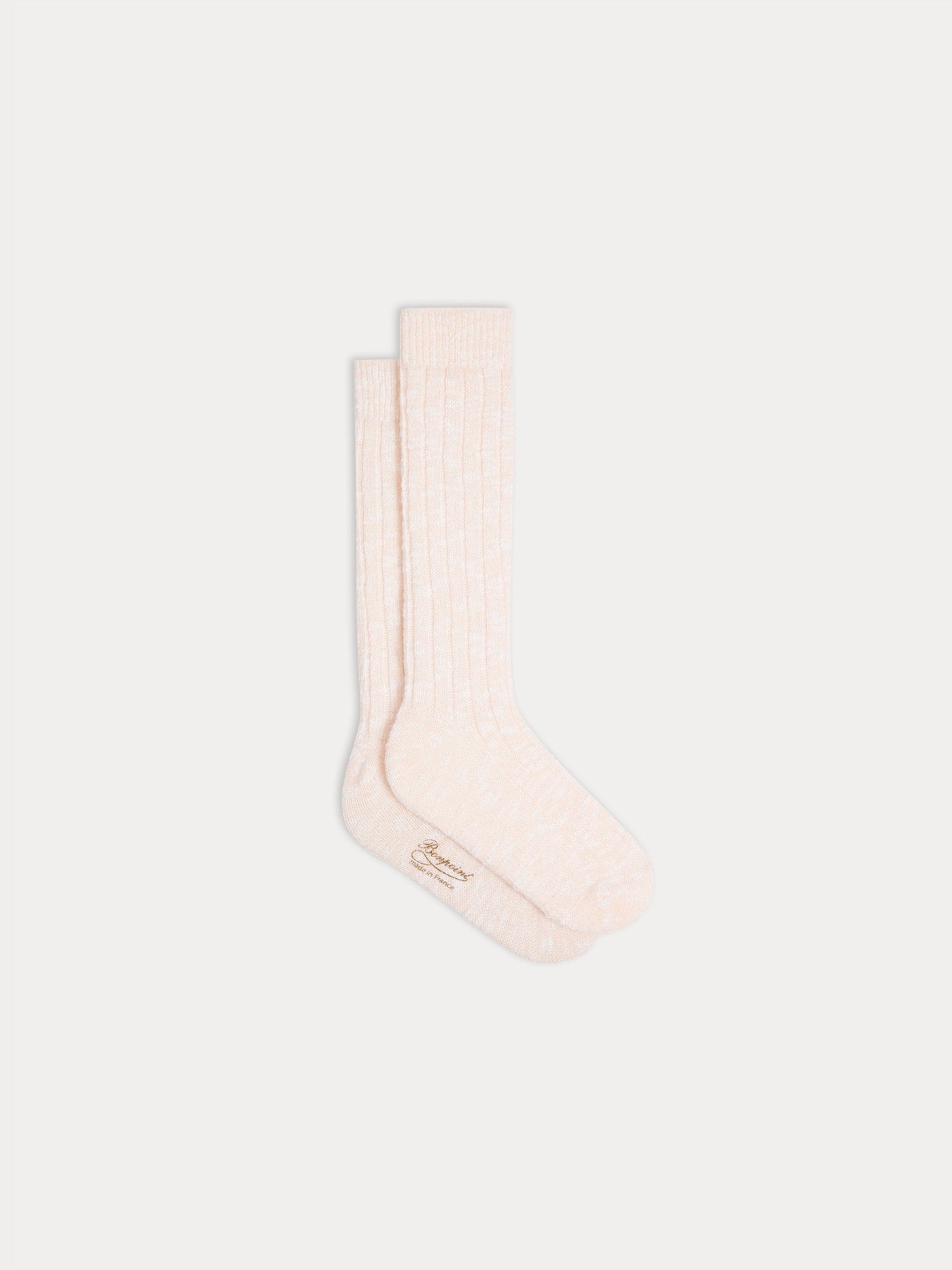 Tock high socks in pink cotton