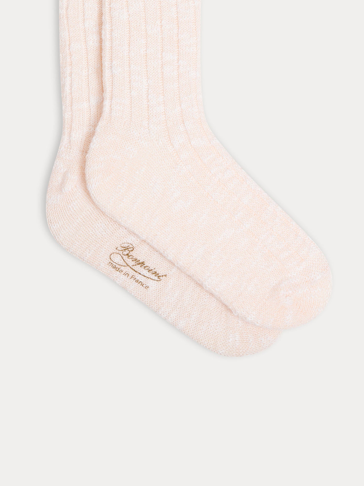 Tock high socks in pink cotton