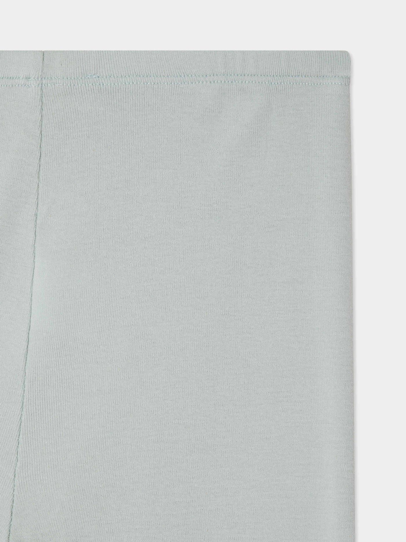 Graylinn leggings in solid blue ribbed fabric