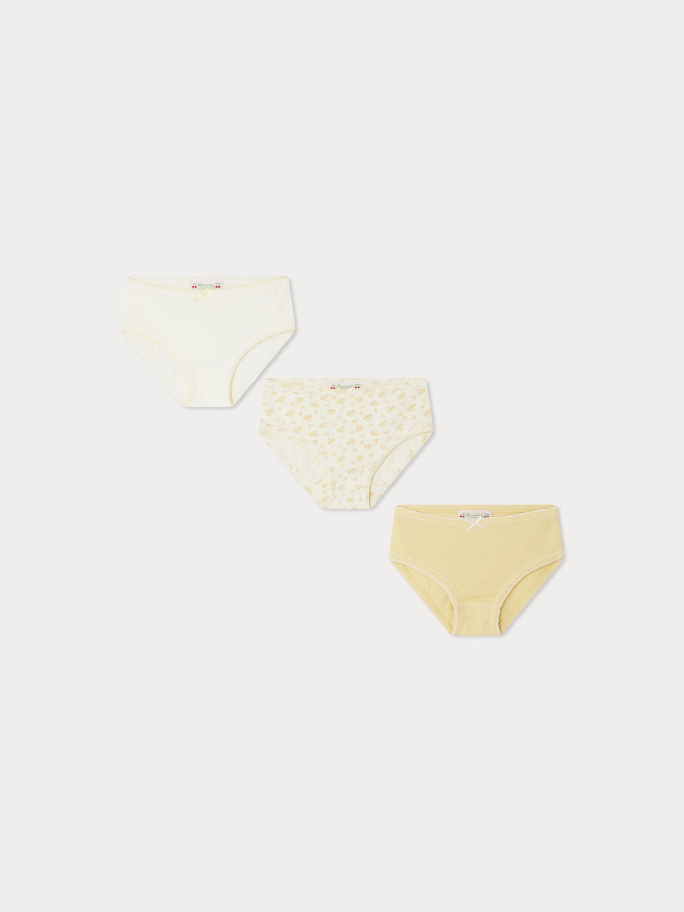 Aubree underwear in yellow cotton