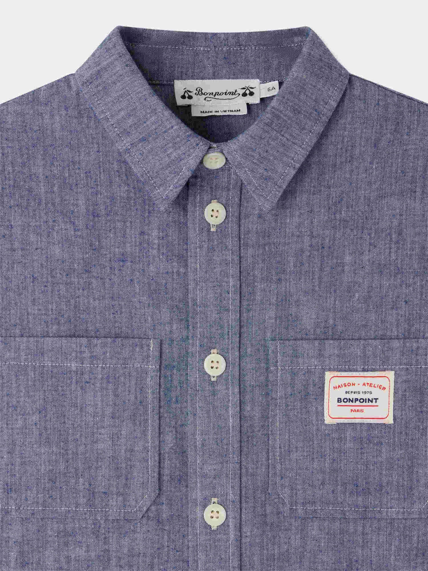 Elorian shirt in chambray