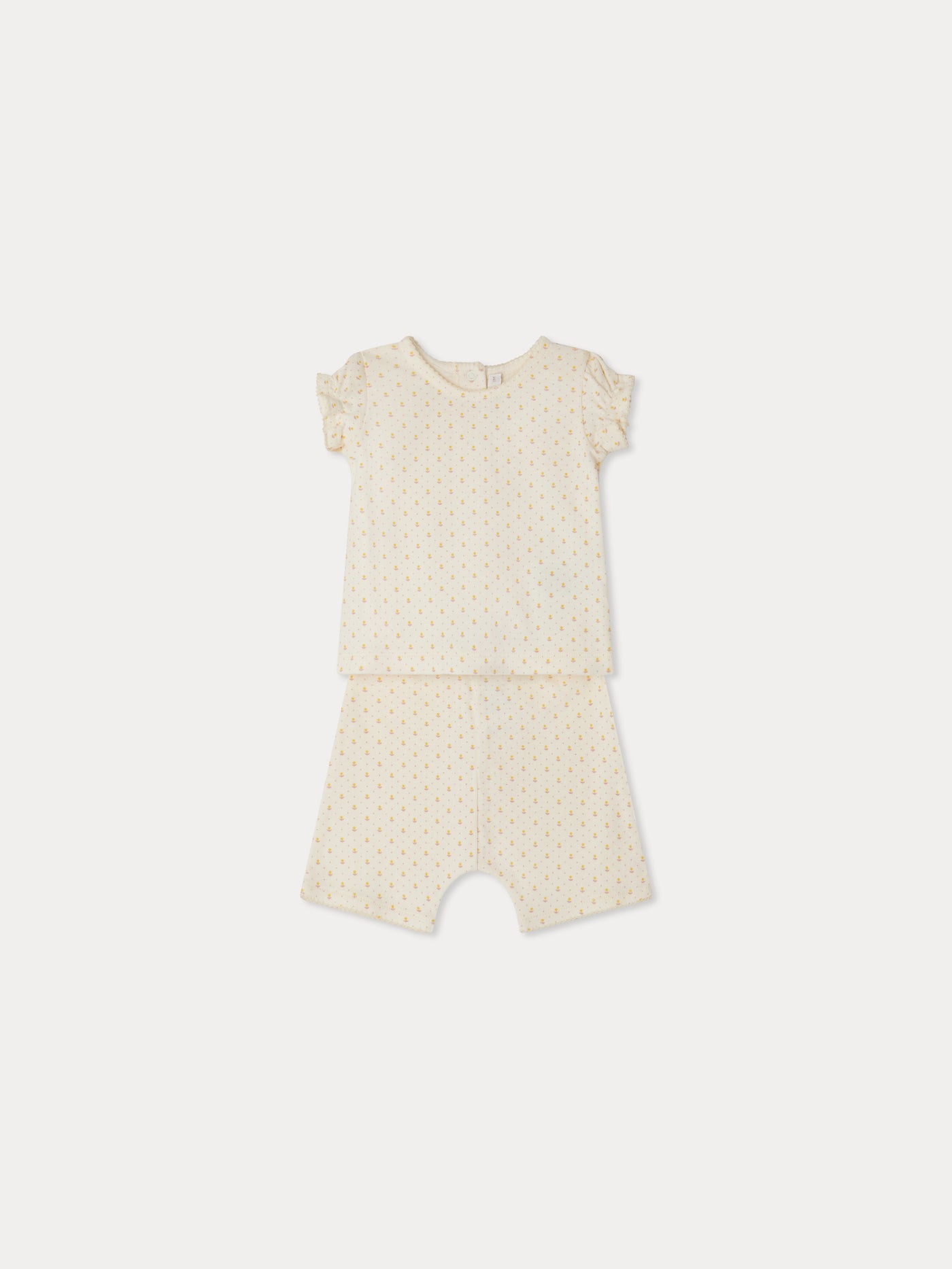Emani short set with tulip print
