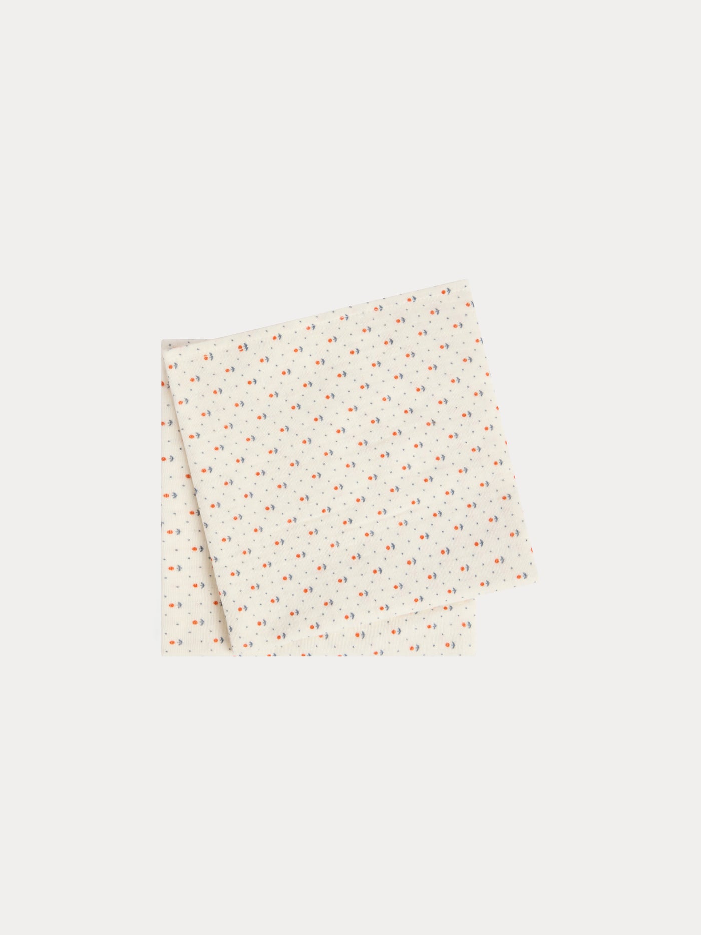 Doudou swaddle with orange tulip print