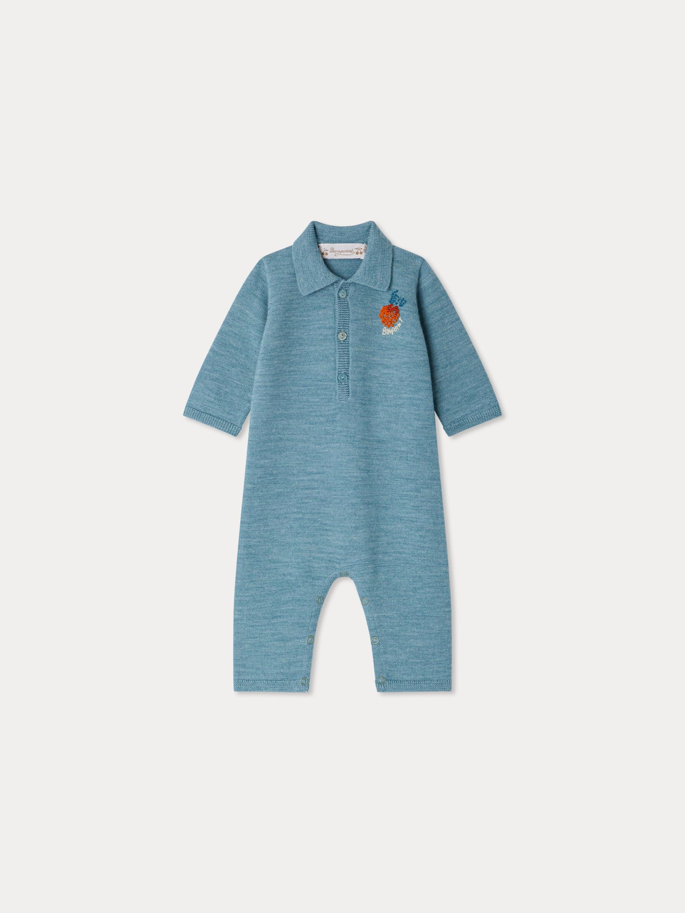 Eden embroidered wool jumpsuit