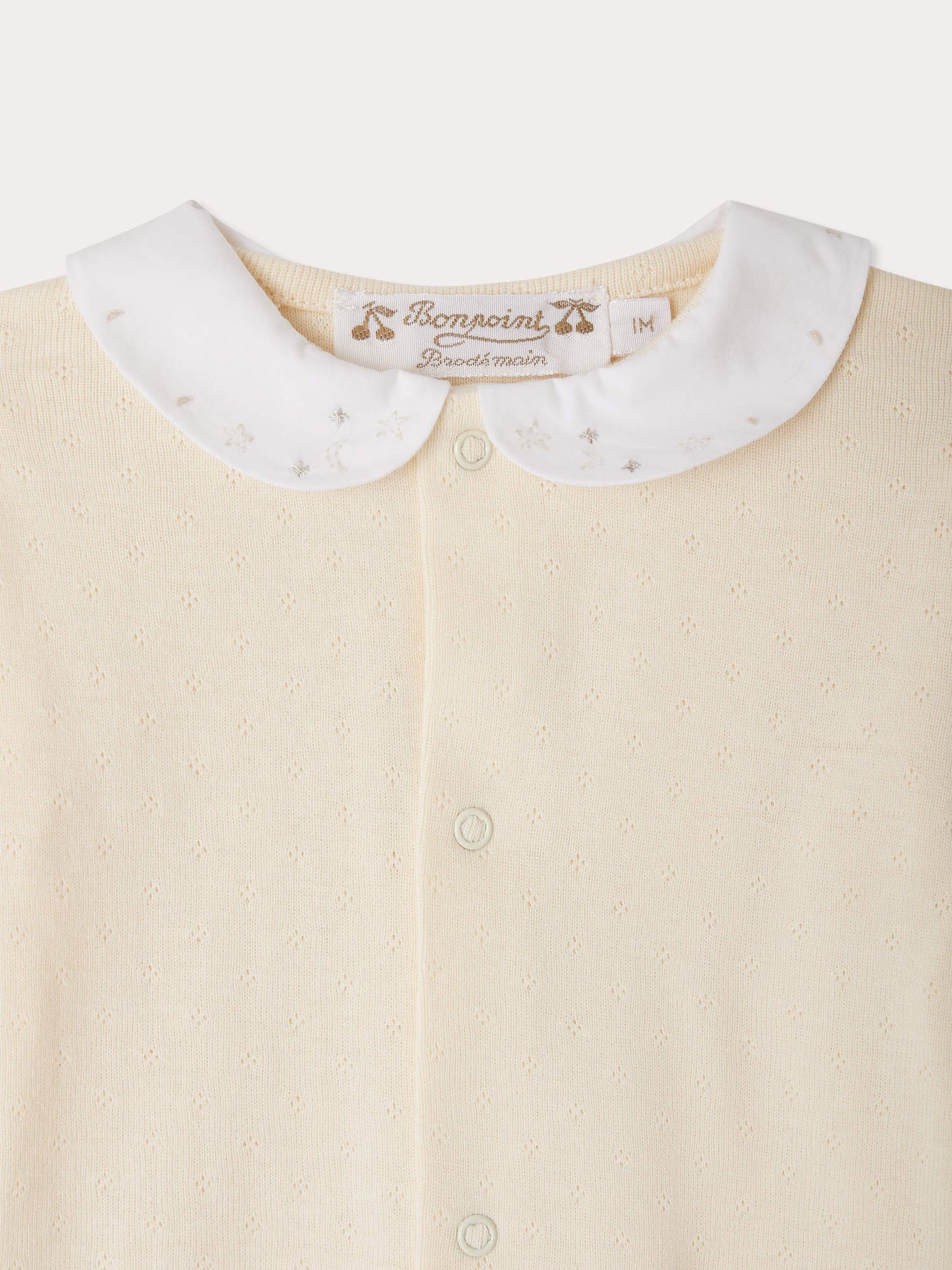 Tintina pajamas with star-embroidered collar