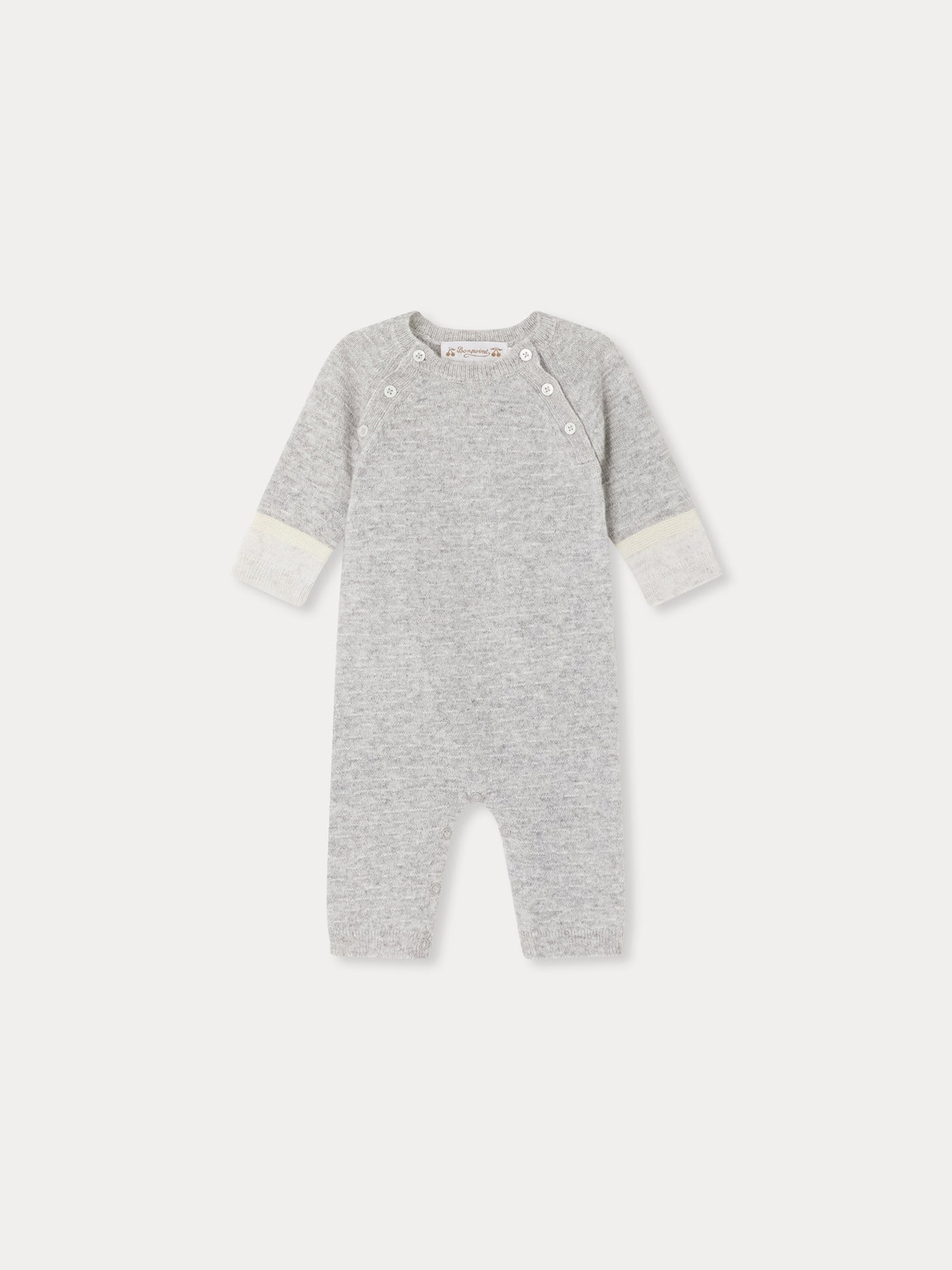 Fabou romper in cashmere grigio heather