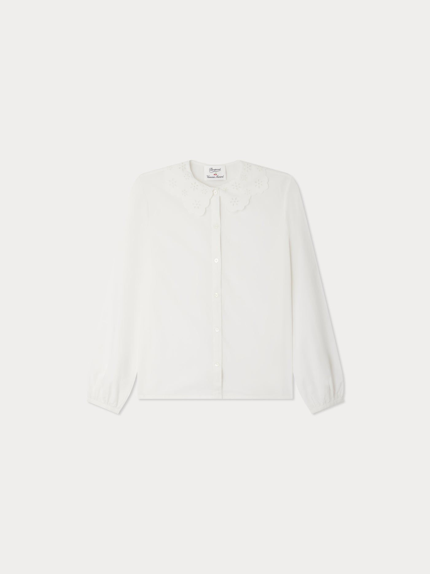 Bonpoint x Vanessa Seward Elegante blouse with english embroideries