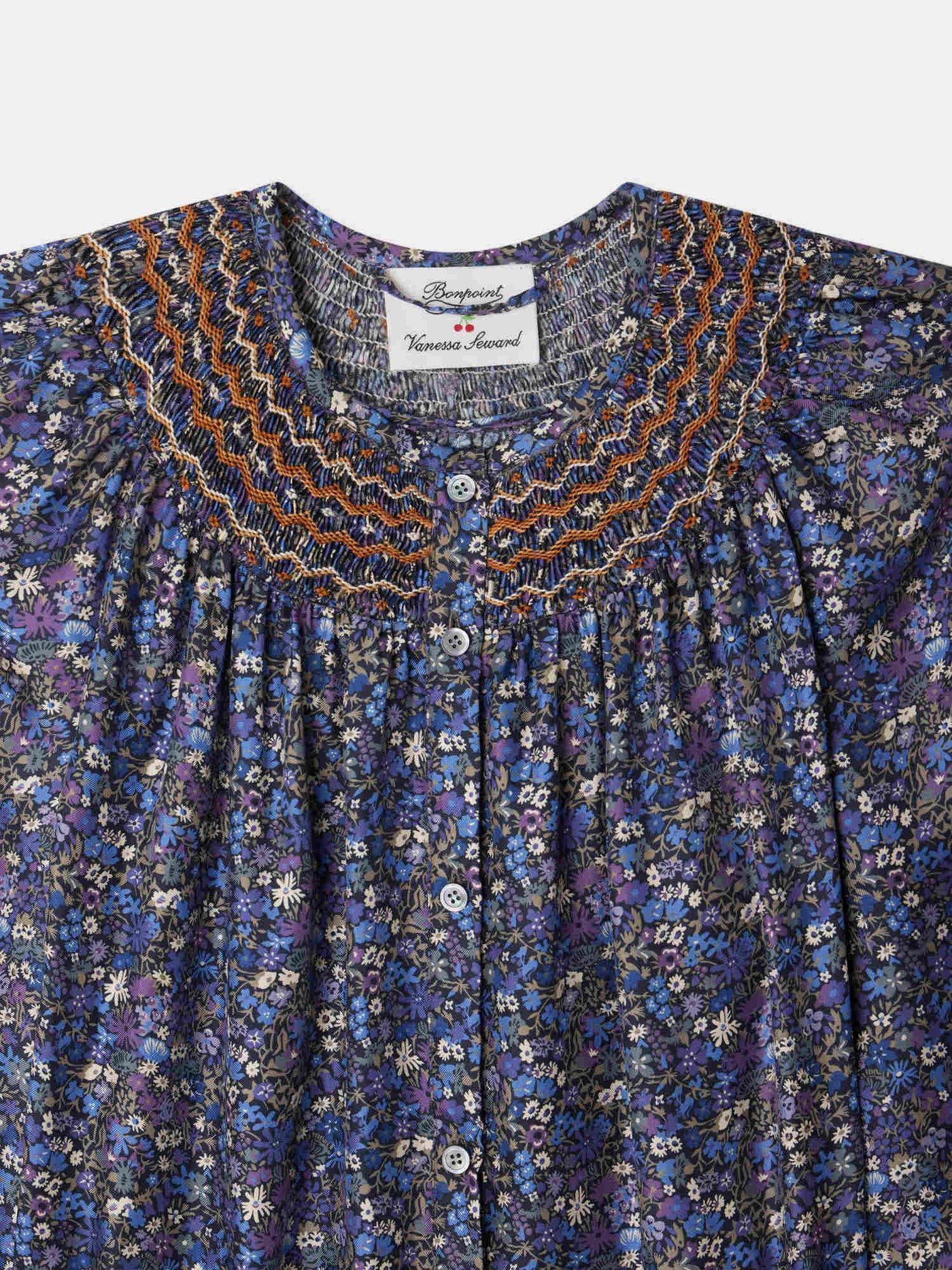 Bonpoint x Vanessa Seward  Eclipse dress in liberty silk fabric