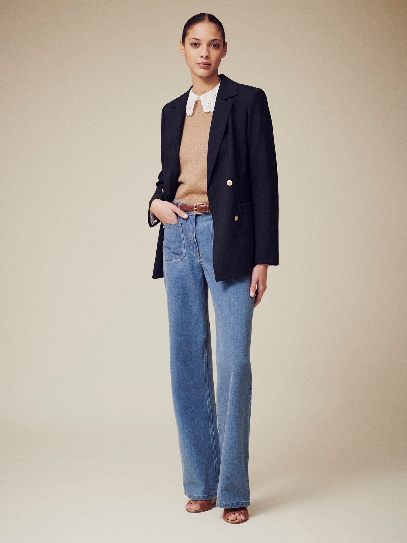 Bonpoint x Vanessa Seward Elevee wool tailored jacket