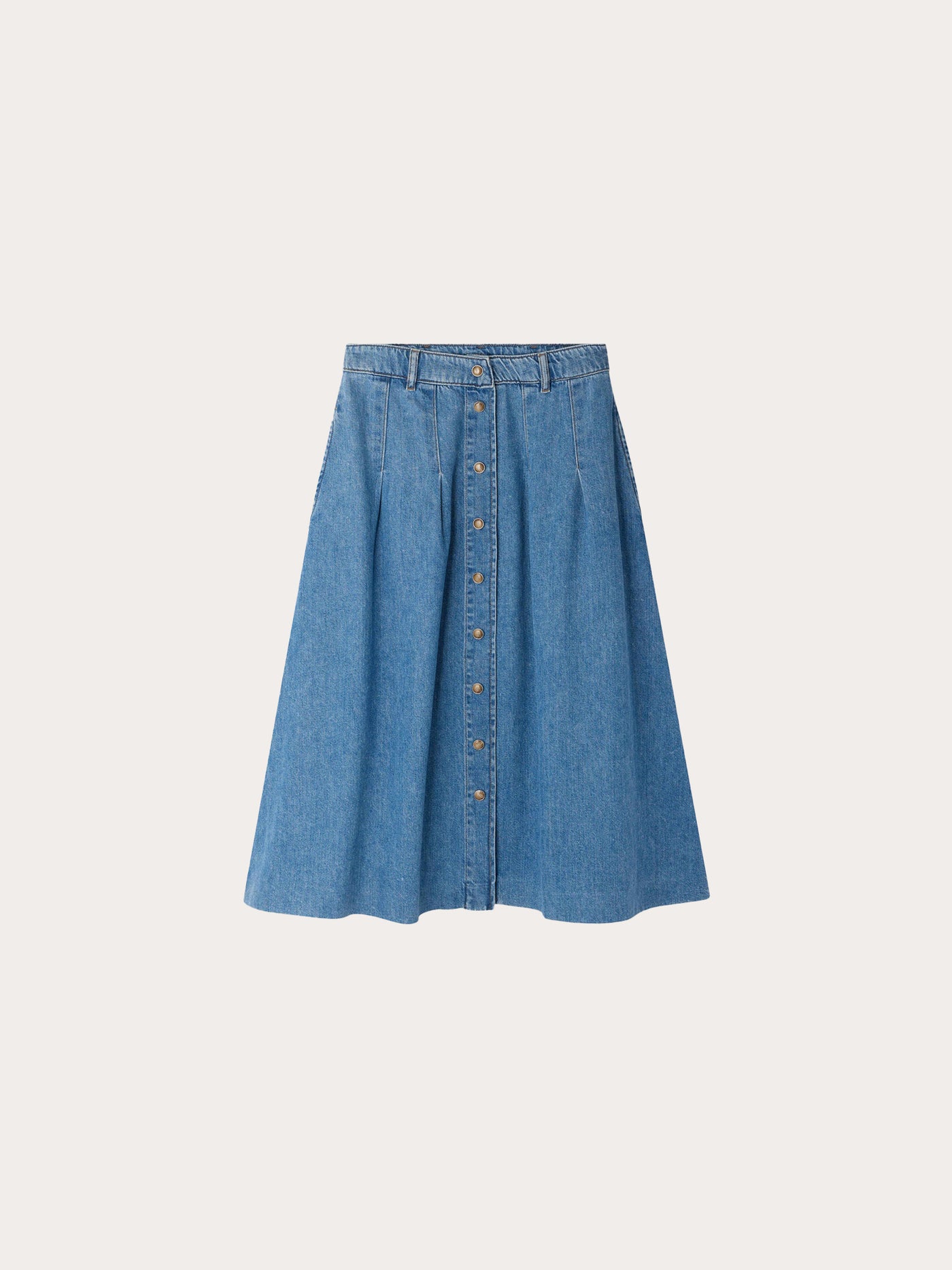 Bonpoint x Vanessa Seward Glissade midi skirt in denim