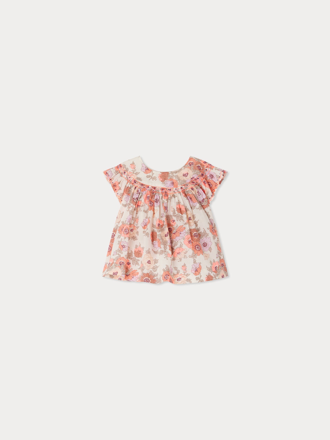 Eliotine blouse with smocks in Liberty fabric