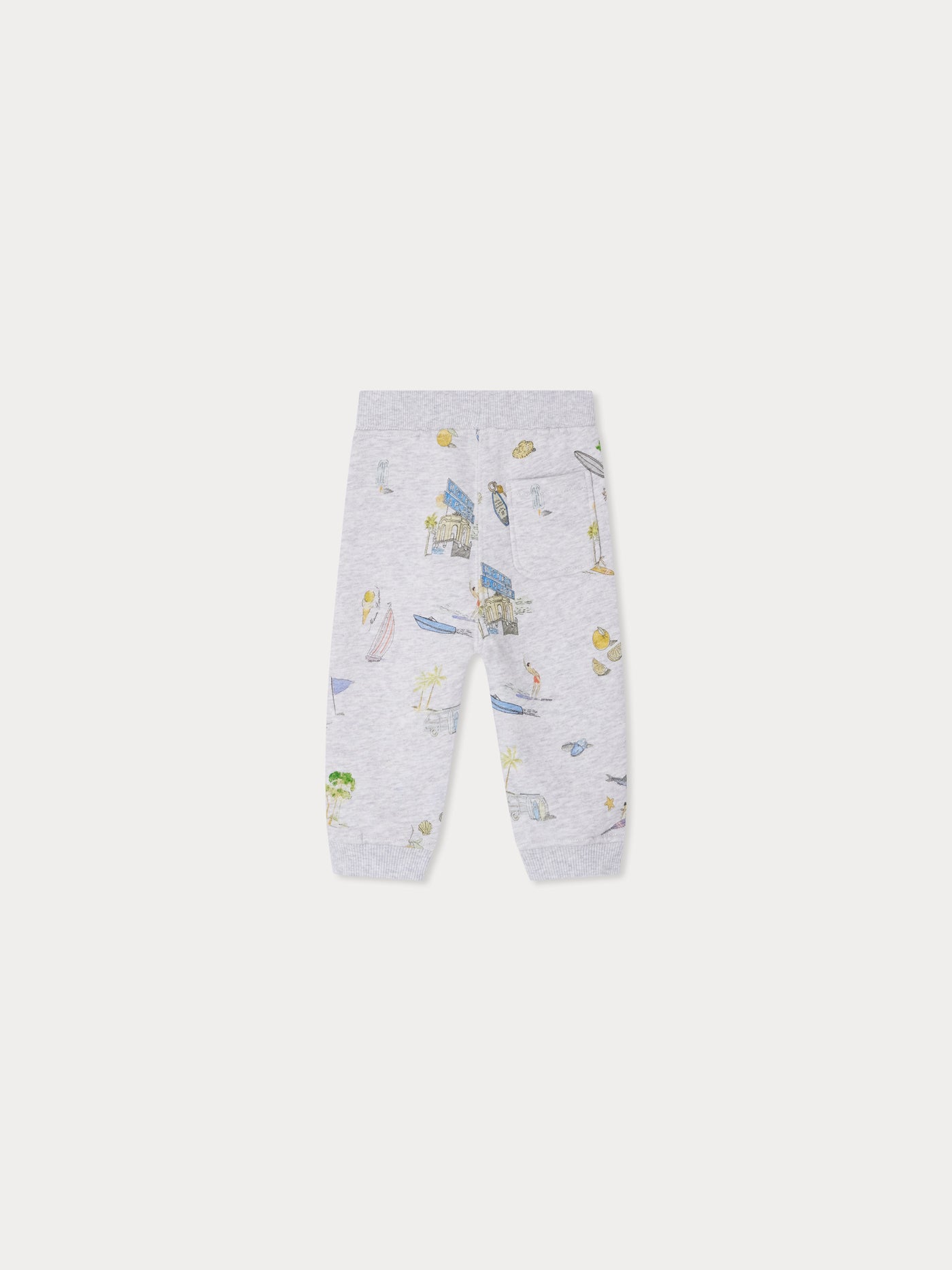 Bram jogging pants with surfer print