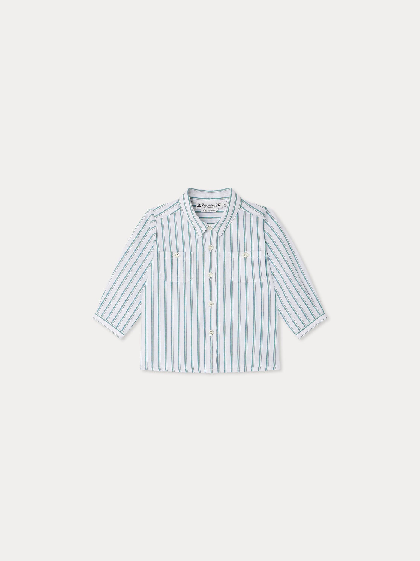 Mico striped shirt with pockets