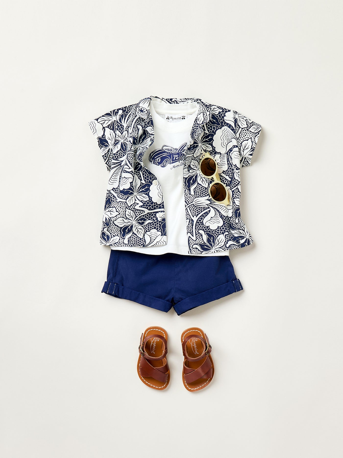 Camicia Gerald con stampa floreale